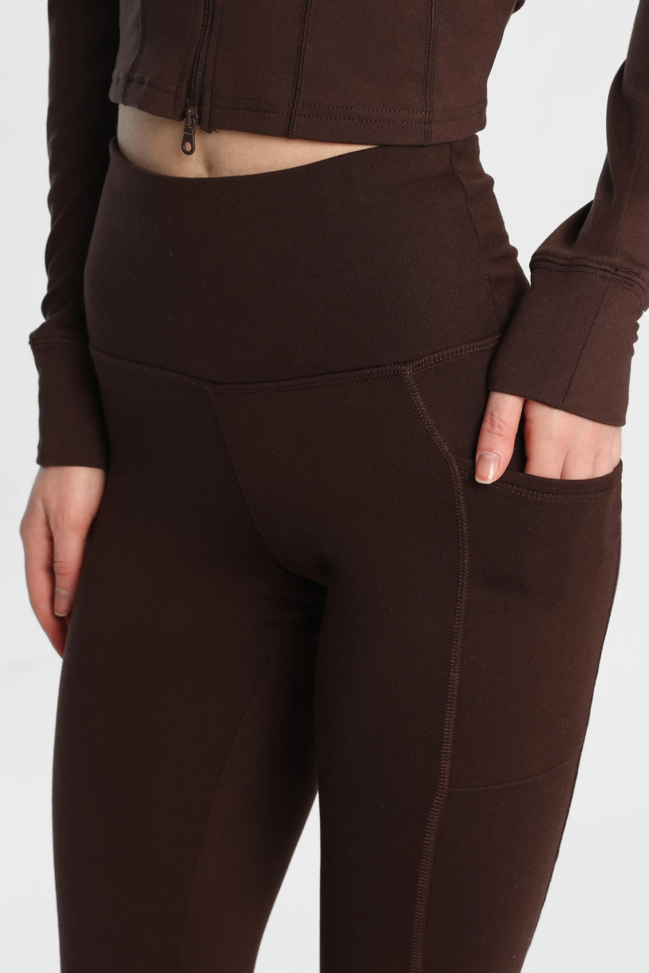 Super Soft Fleeceback Pocket Leggings - Image 12