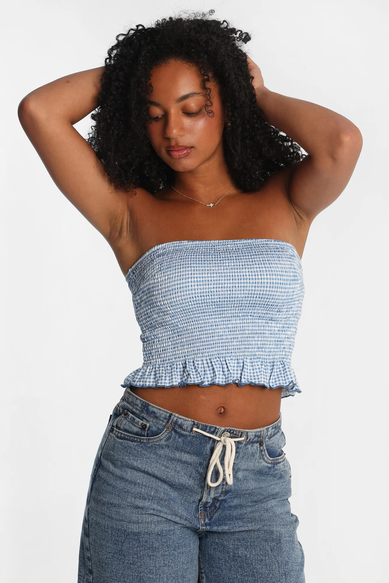 Haut bandeau smocké ultra-doux - Image 12