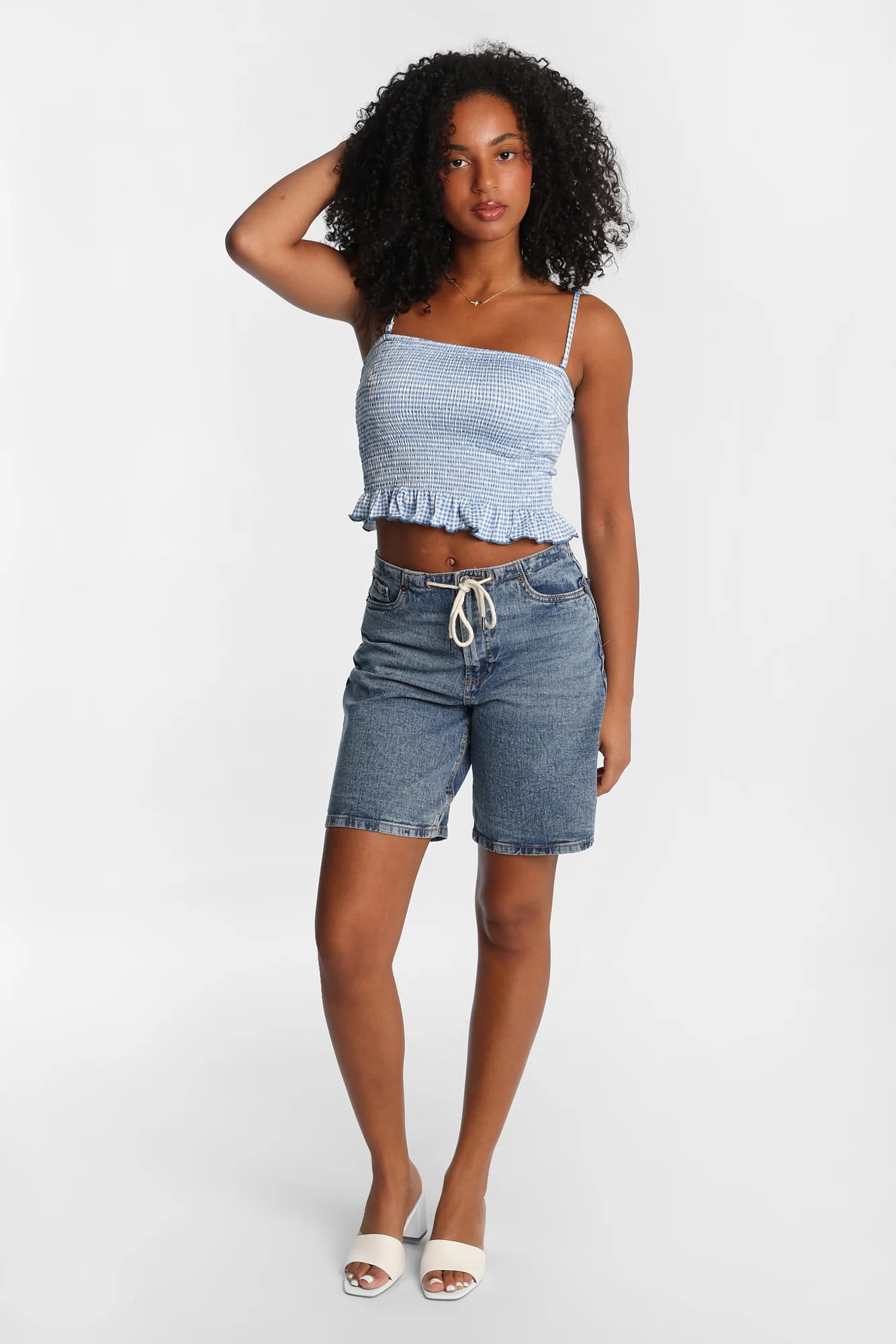 Haut bandeau smocké ultra-doux - Image 14