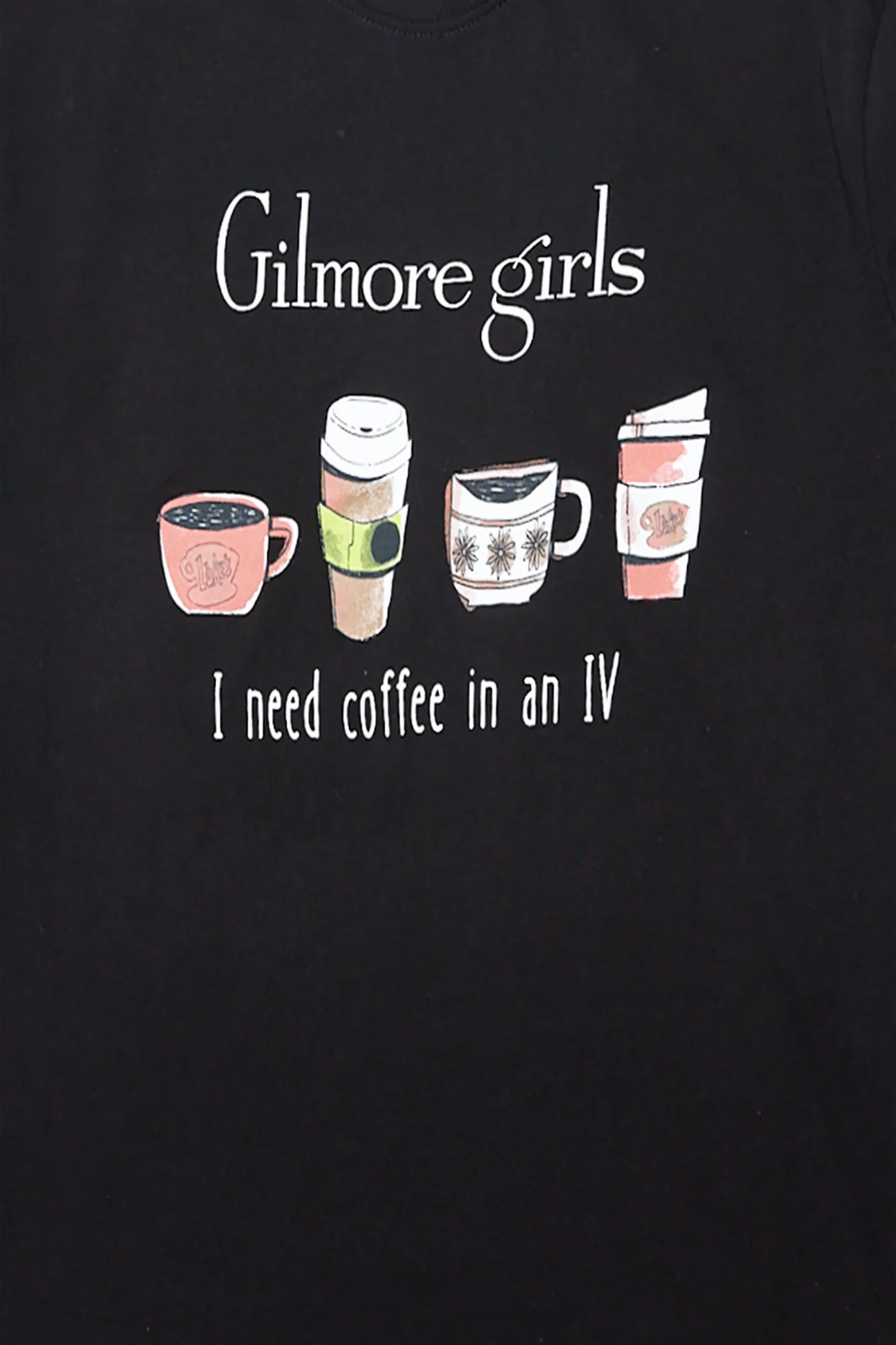 Gilmore Girls I Need Coffee In An IV Graphic Boyfriend Tee - Image 2