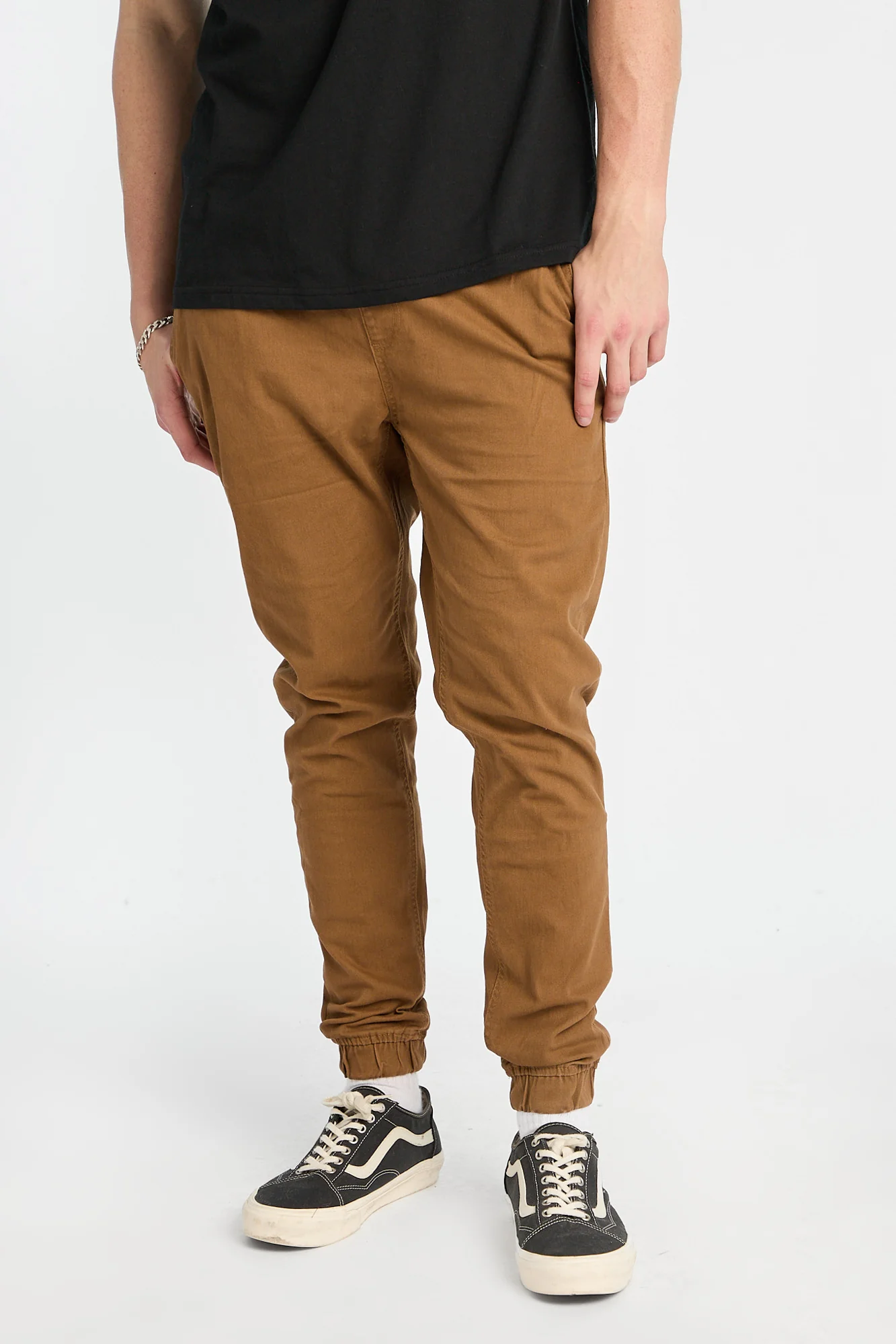 Jogger en sergé coupe slim - Image 14
