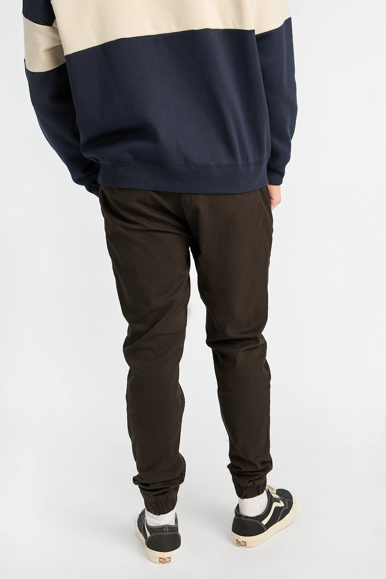 Jogger en sergé coupe slim - Image 7