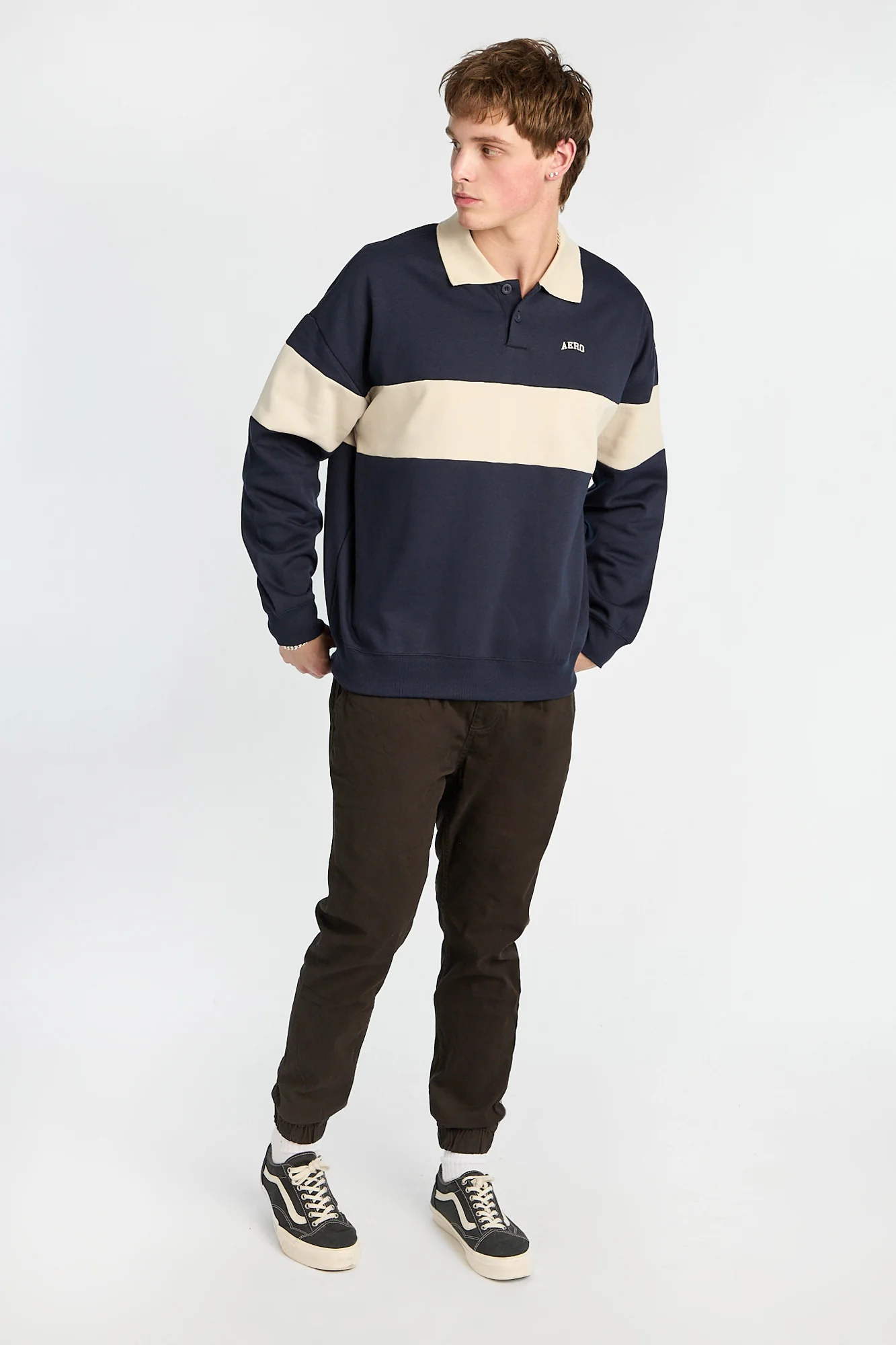 Jogger en sergé coupe slim - Image 8