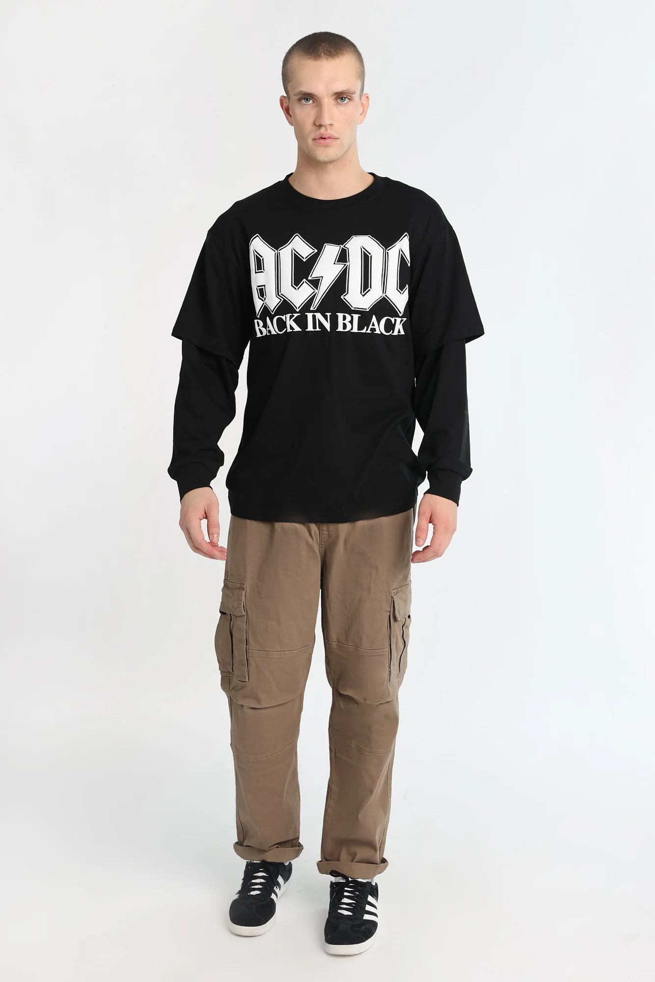 Pantalon cargo en sergé décontracté - Image 14