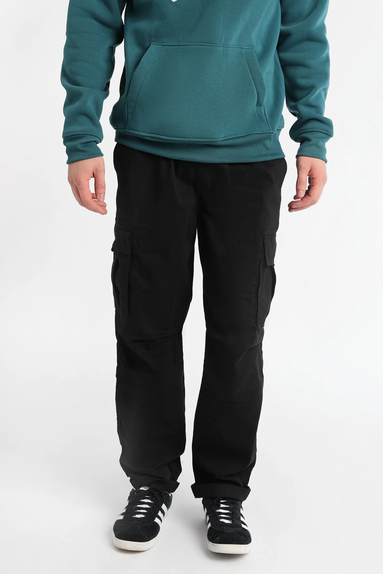 Pantalon cargo en sergé décontracté - Image 2