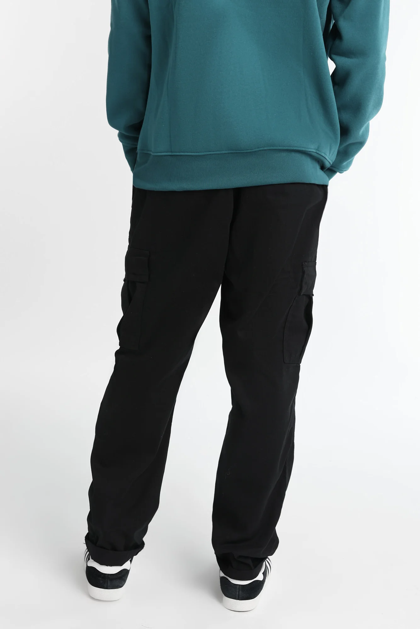 Pantalon cargo en sergé décontracté - Image 4