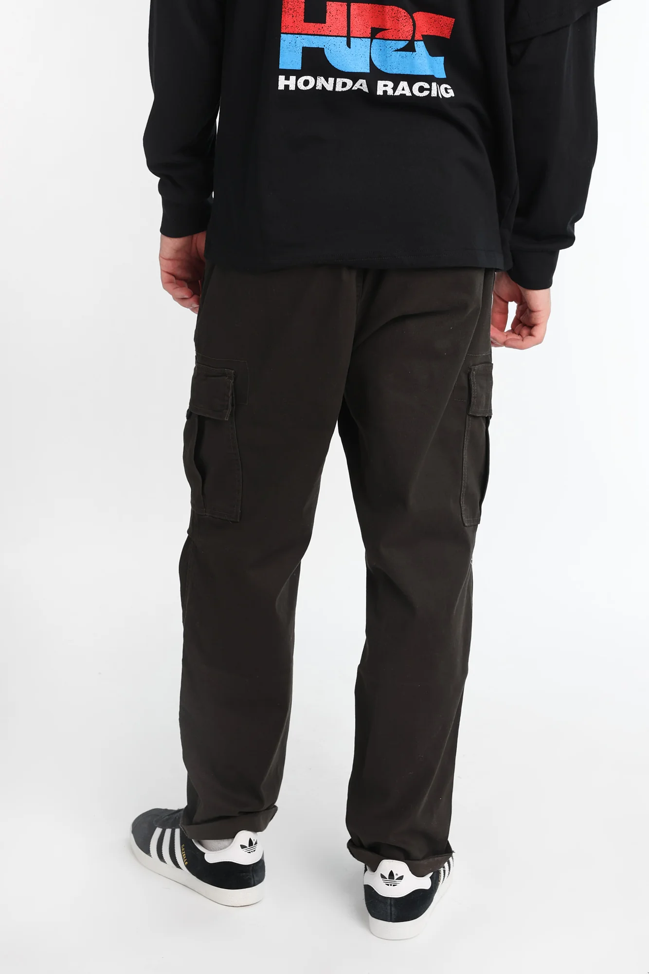 Pantalon cargo en sergé décontracté - Image 9