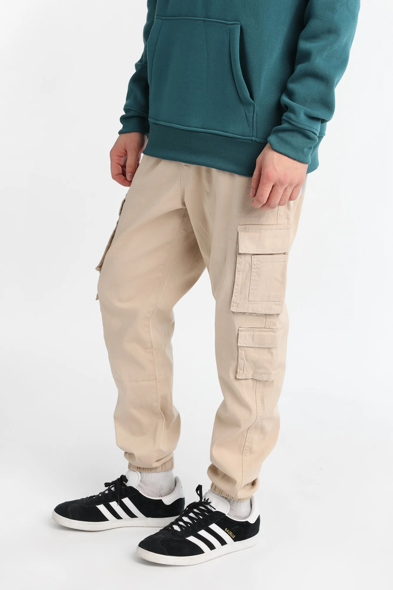 Jogger cargo utilitaire en sergé - Image 10