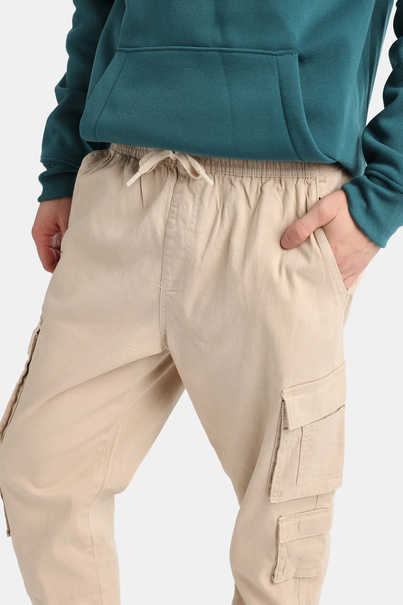 Jogger cargo utilitaire en sergé - Image 7
