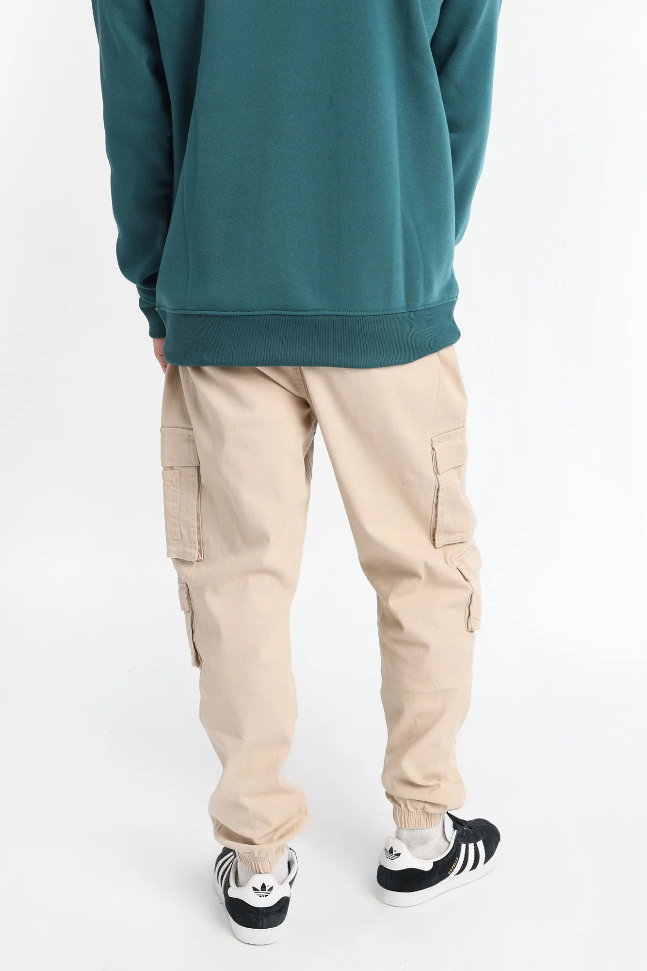 Jogger cargo utilitaire en sergé - Image 8