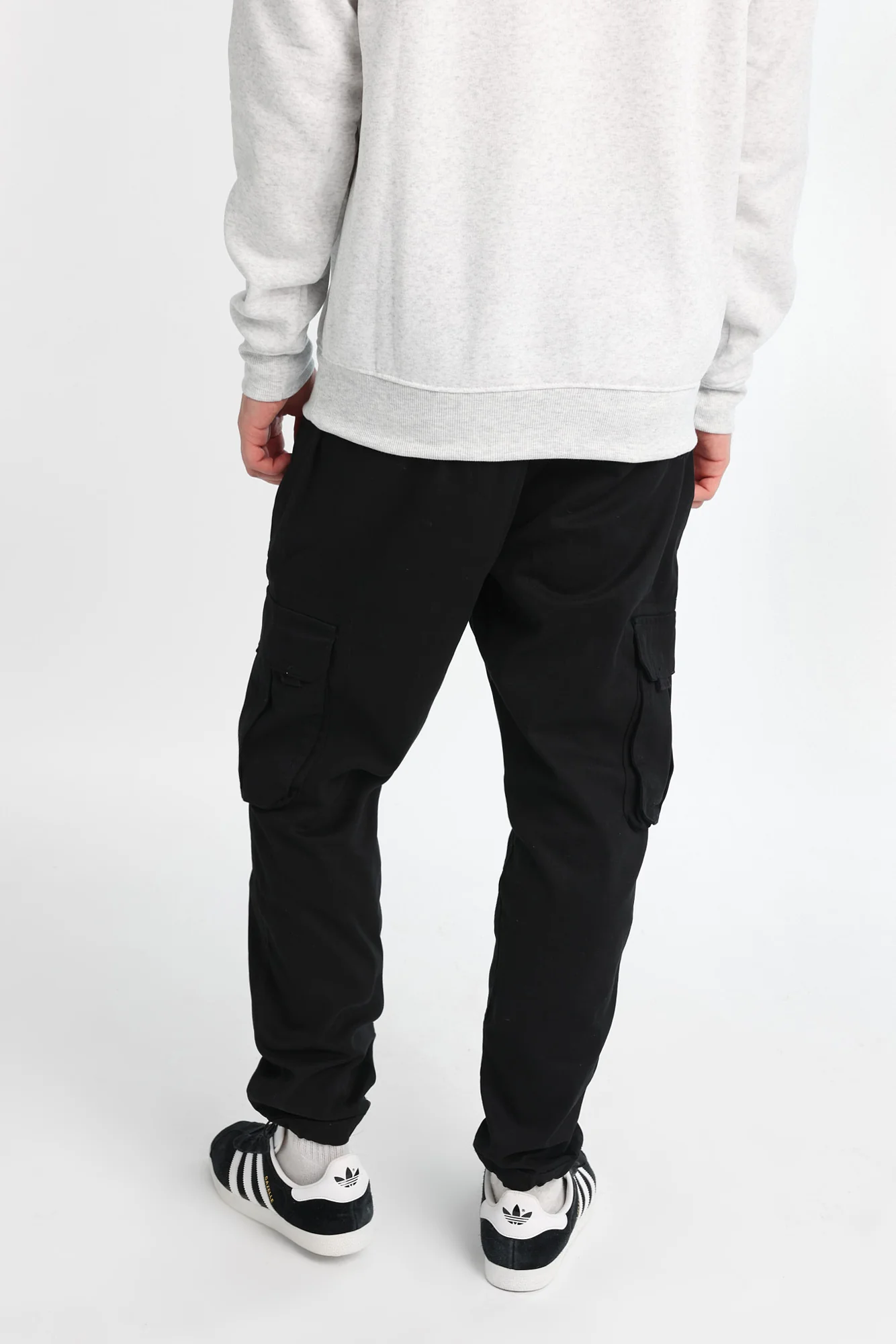 Jogger cargo en sergé coupe décontracté - Image 4