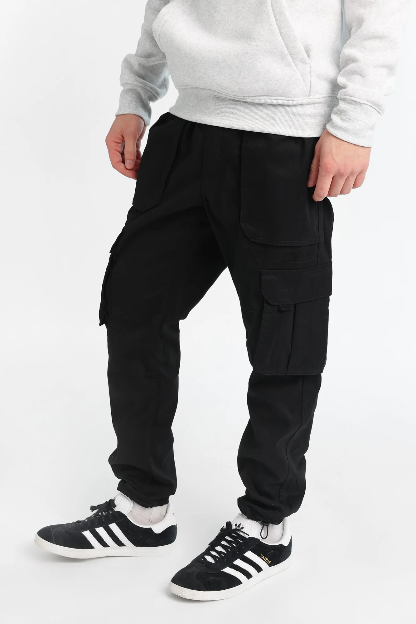 Jogger cargo en sergé coupe décontracté - Image 6