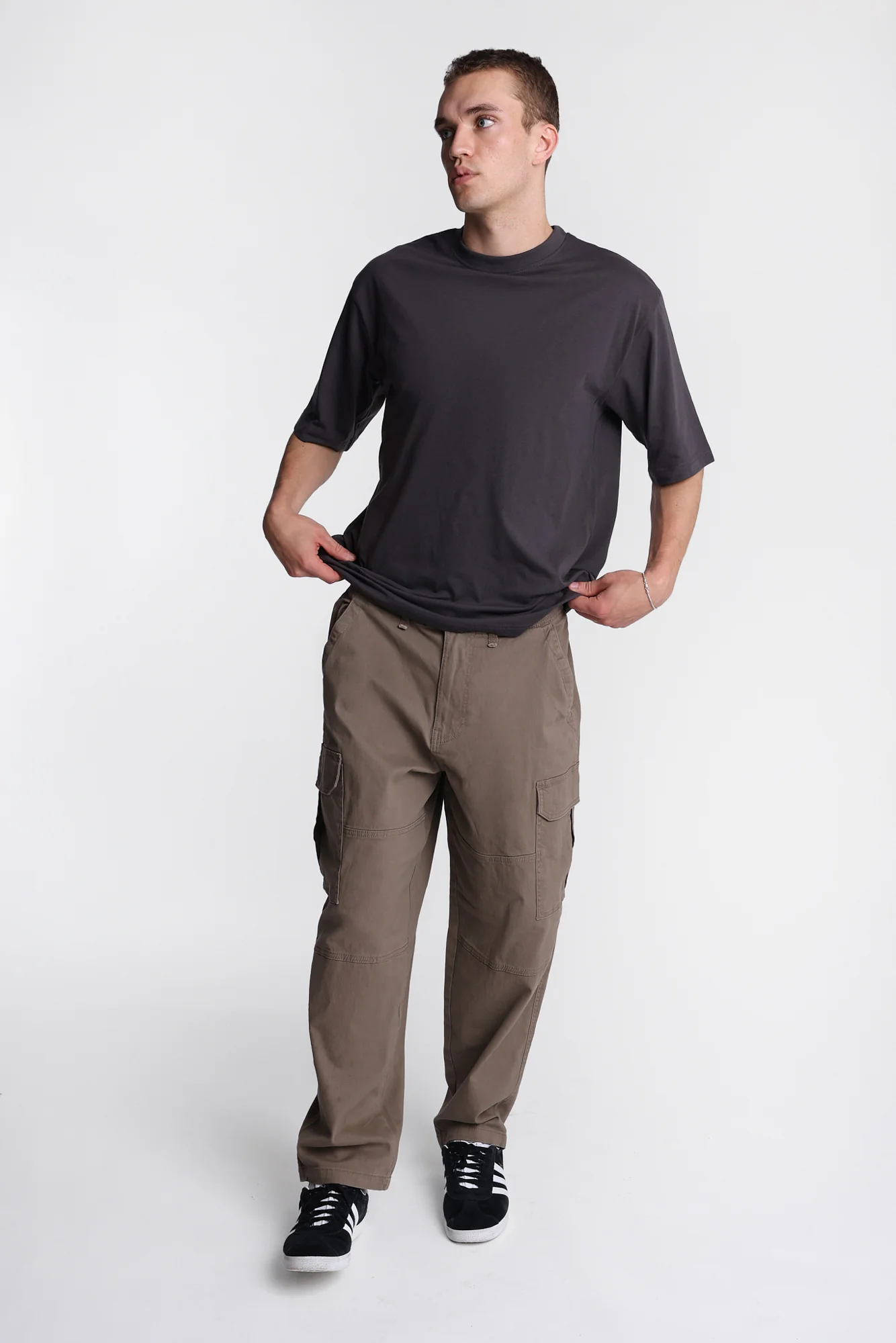 Pantalon cargo en sergé skateur ample - Image 16