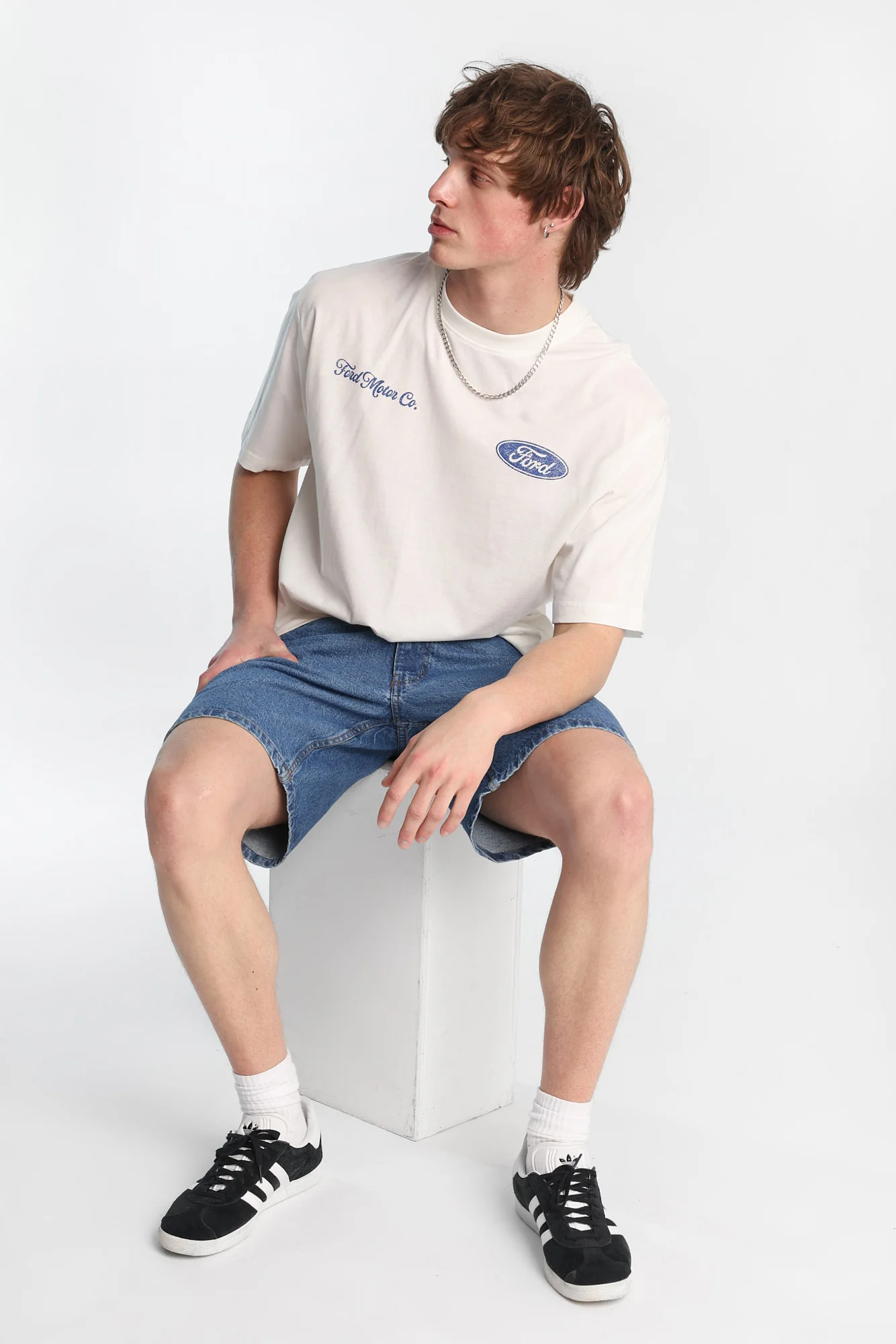 Short en denim ample - Image 5