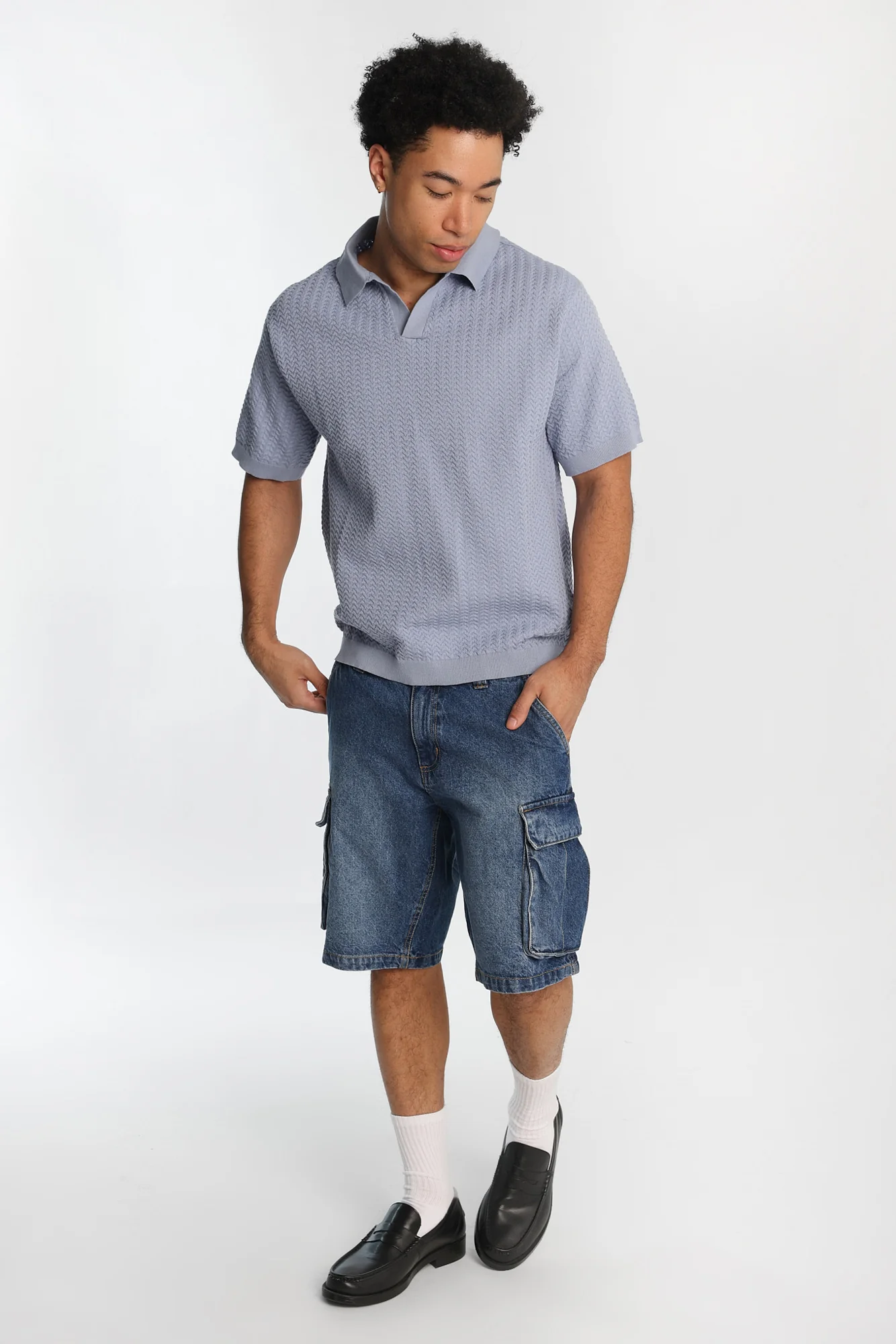 Cargo Denim Shorts - Image 4