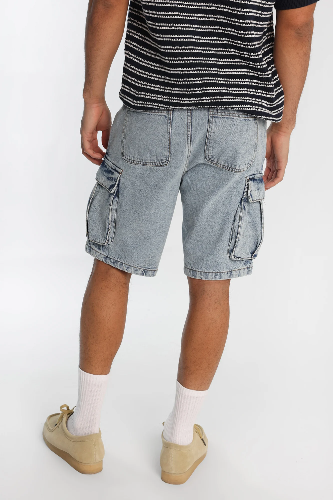 Cargo Denim Shorts - Image 3