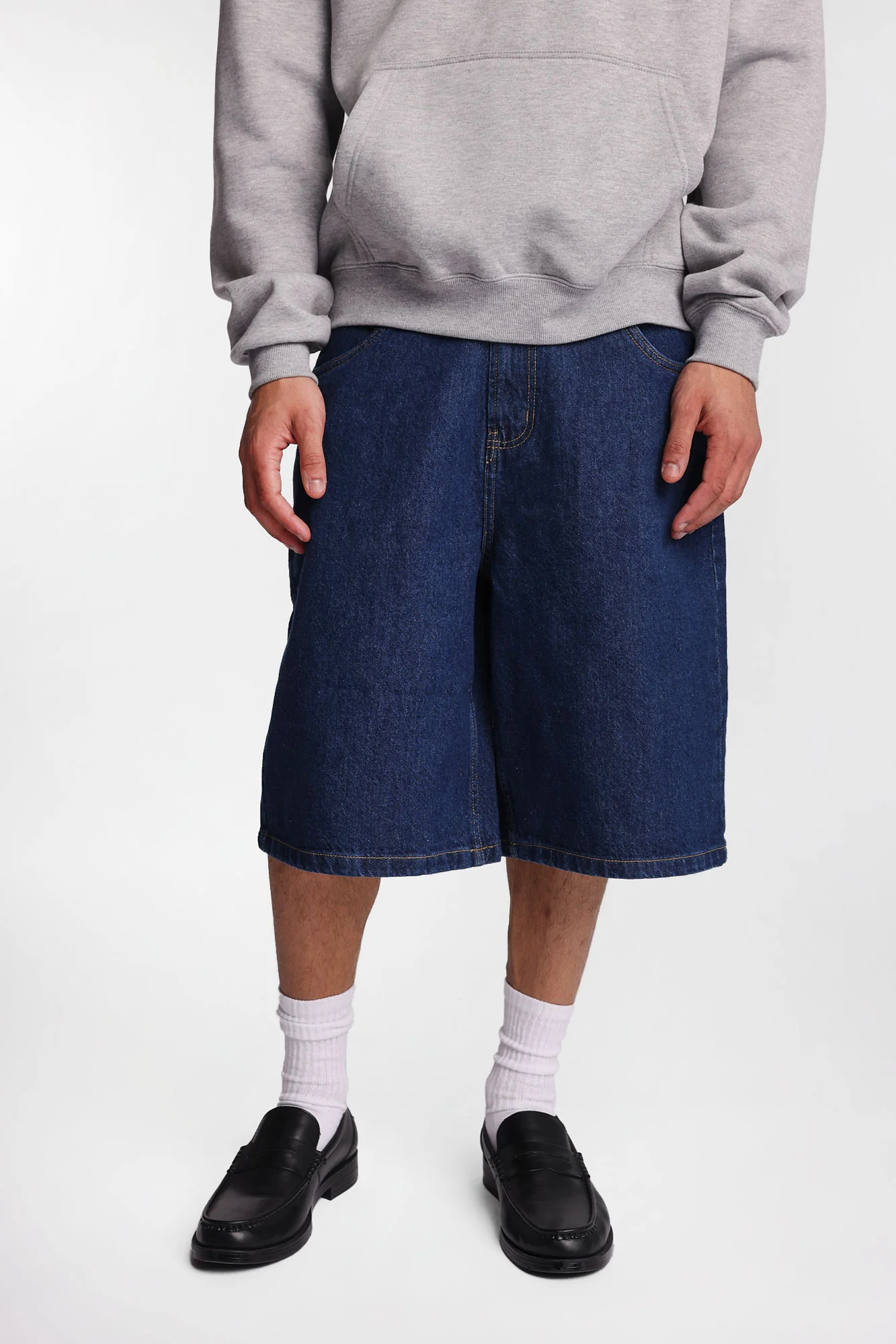 Short en denim ample