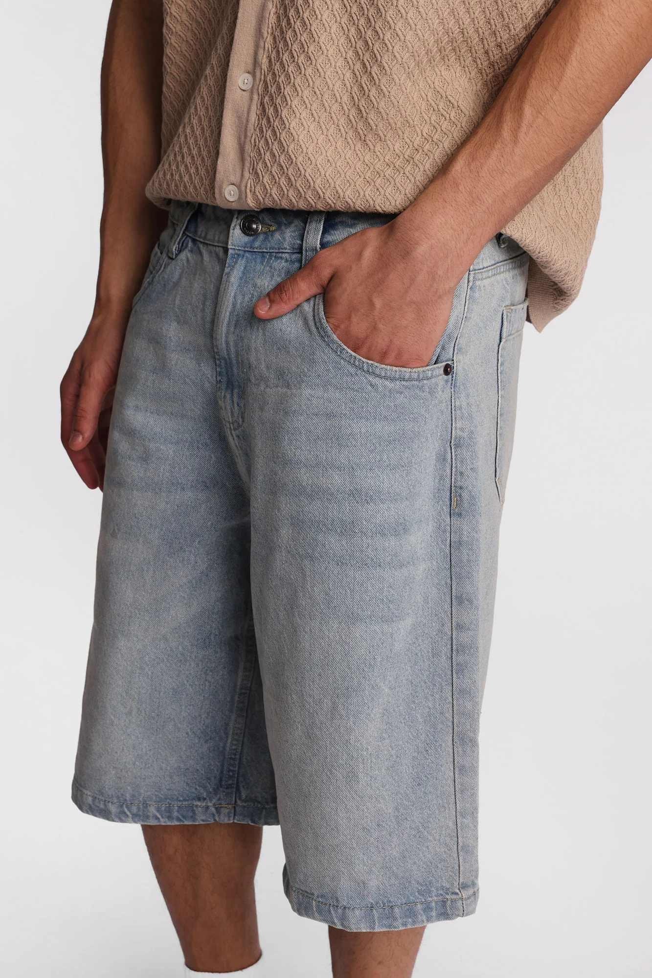 Baggy Denim Shorts - Image 2