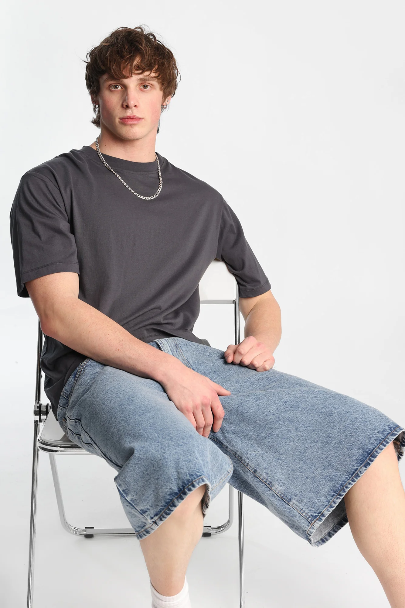 Short en jean ample - Image 5