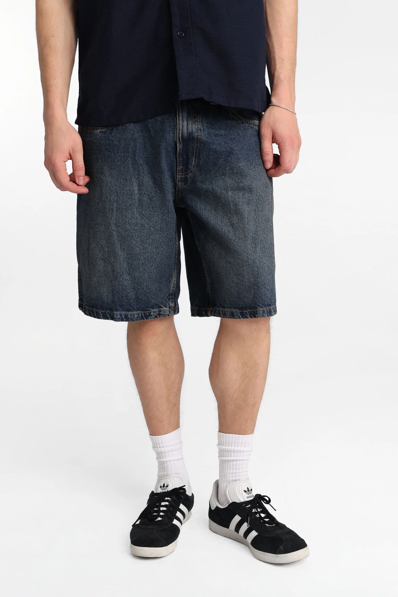 Short en denim ample