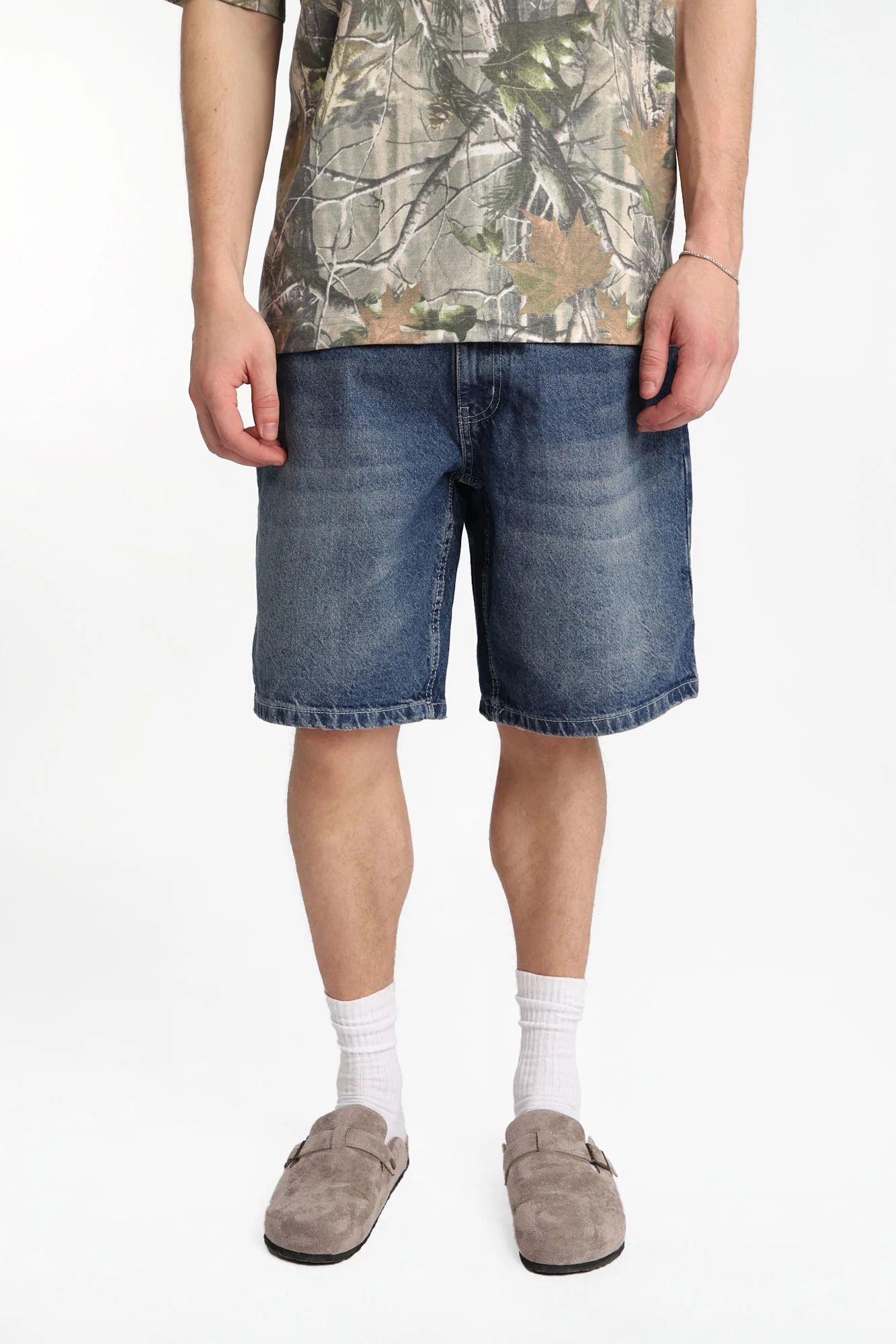 Loose Denim Shorts