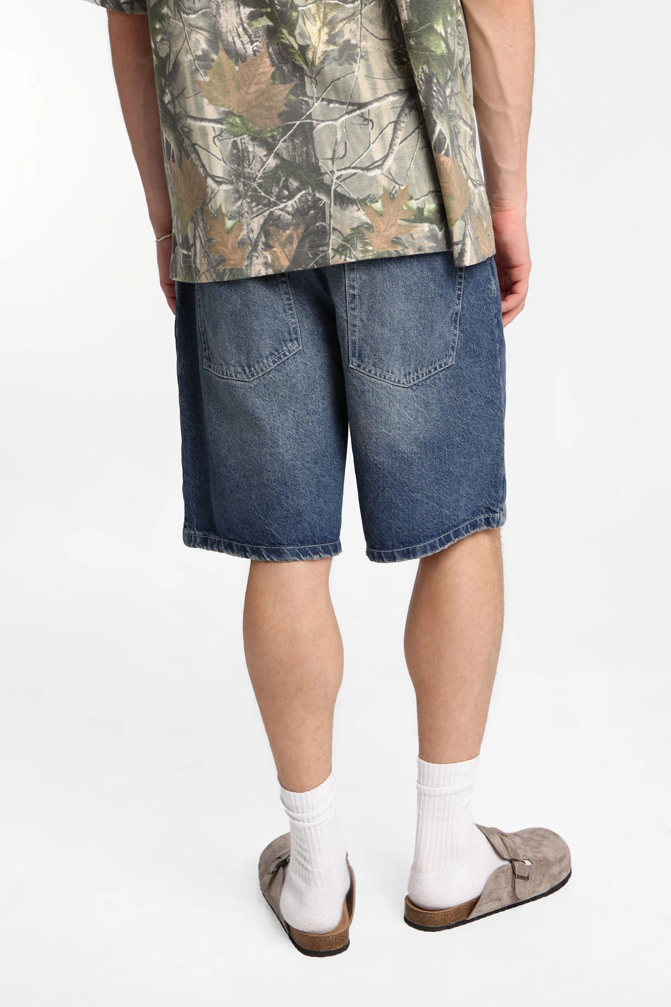 Loose Denim Shorts - Image 3