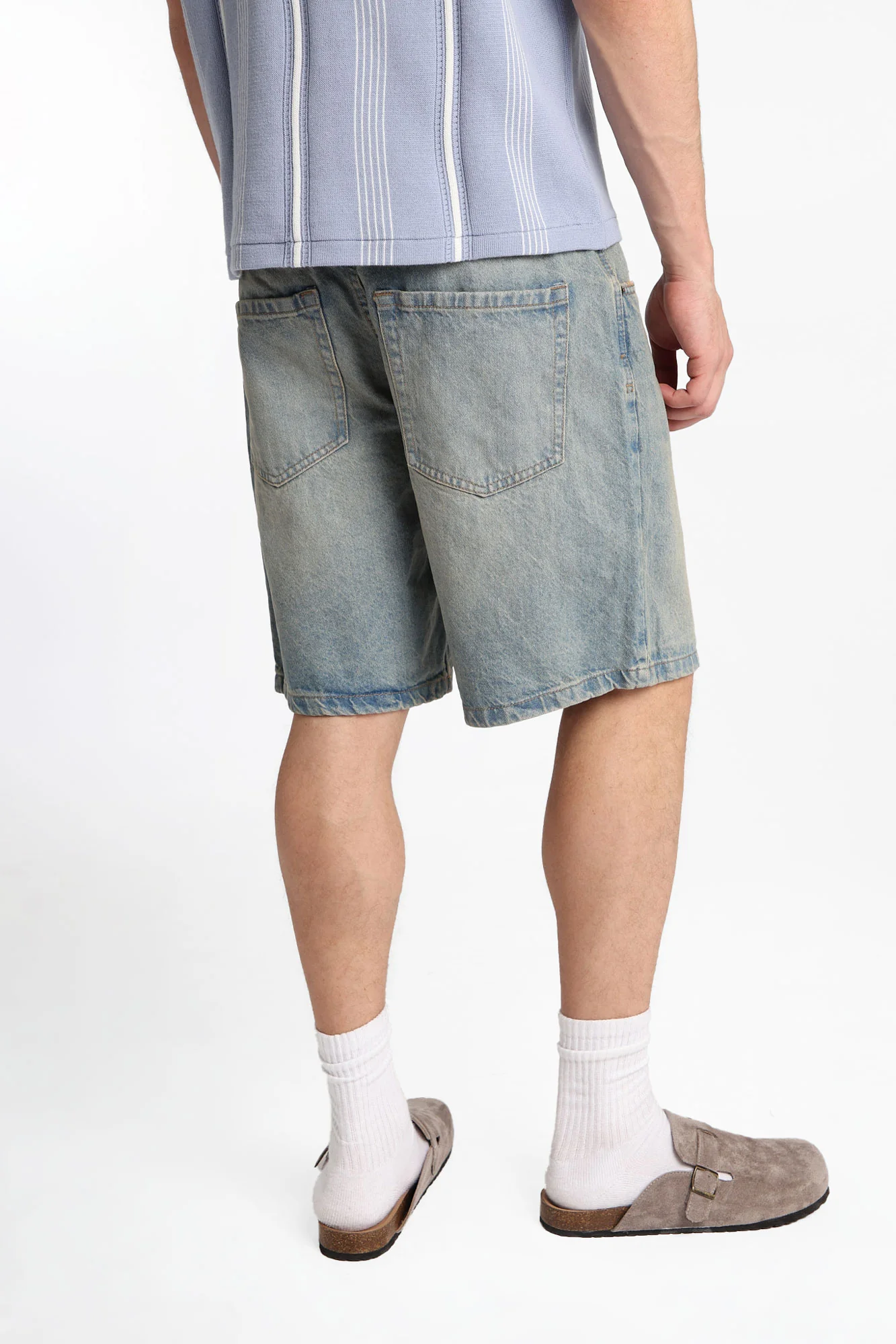 Loose Denim Shorts - Image 3