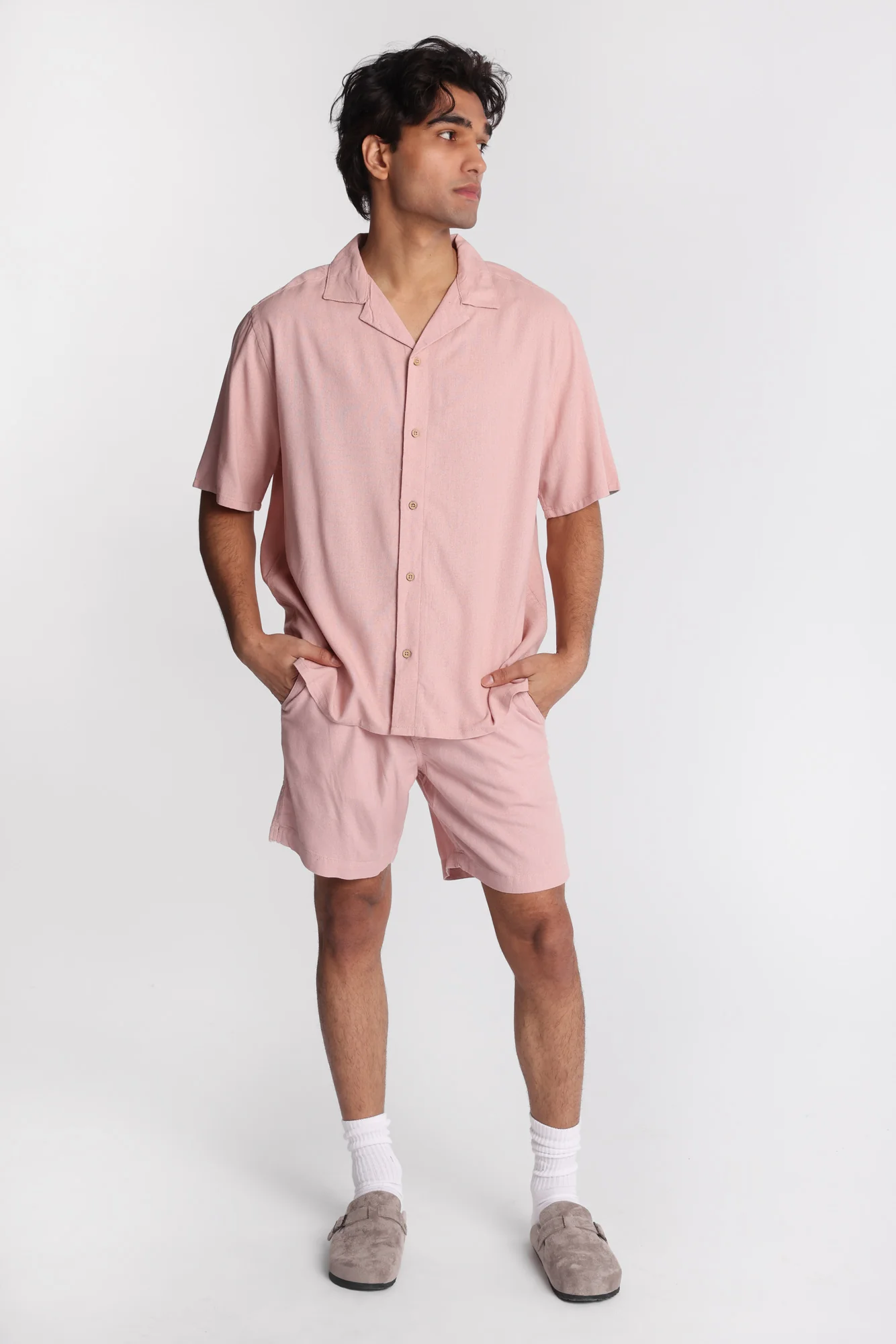 Chemise boutonnée en mélange de lin - Image 33