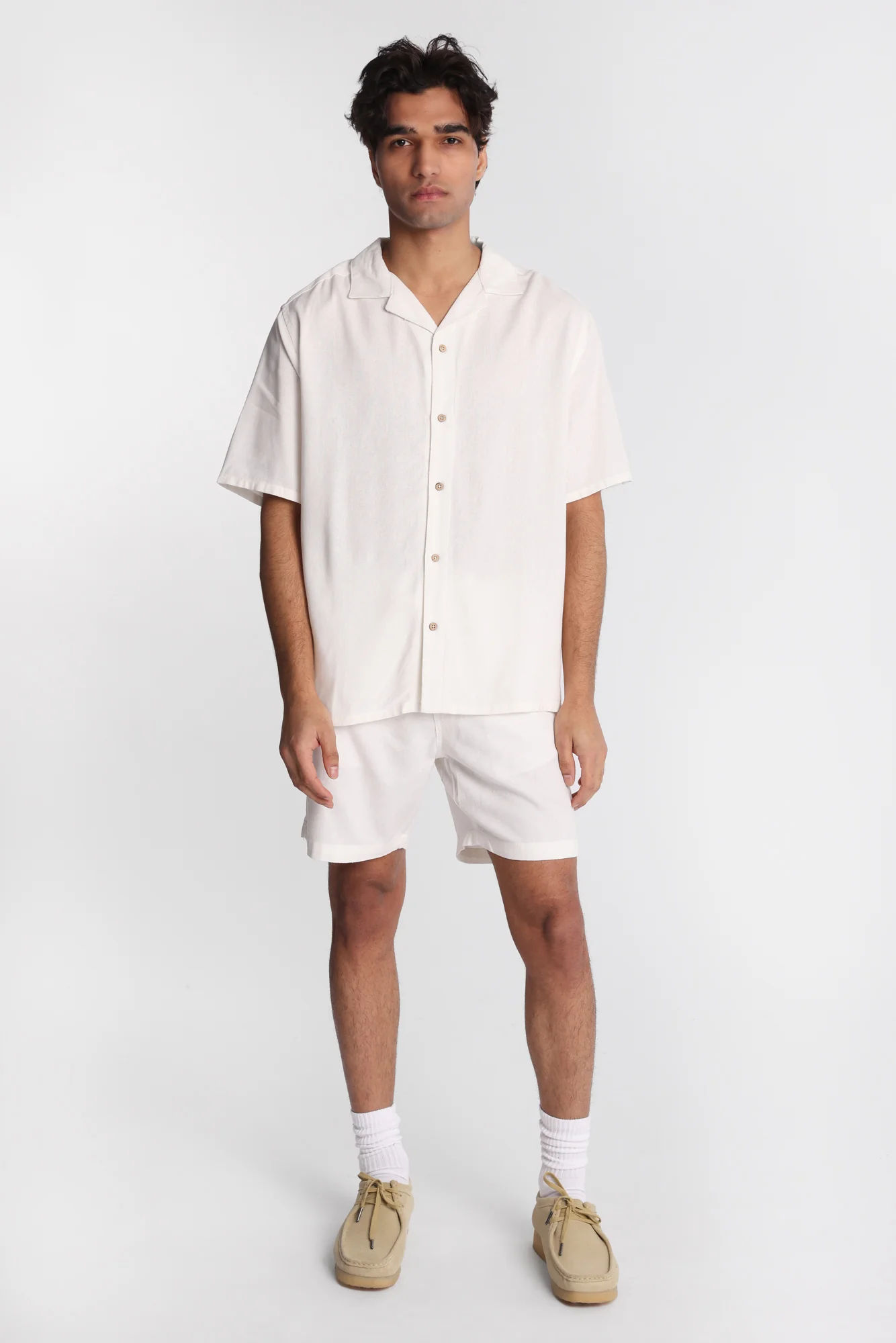 Chemise boutonnée en mélange de lin - Image 9