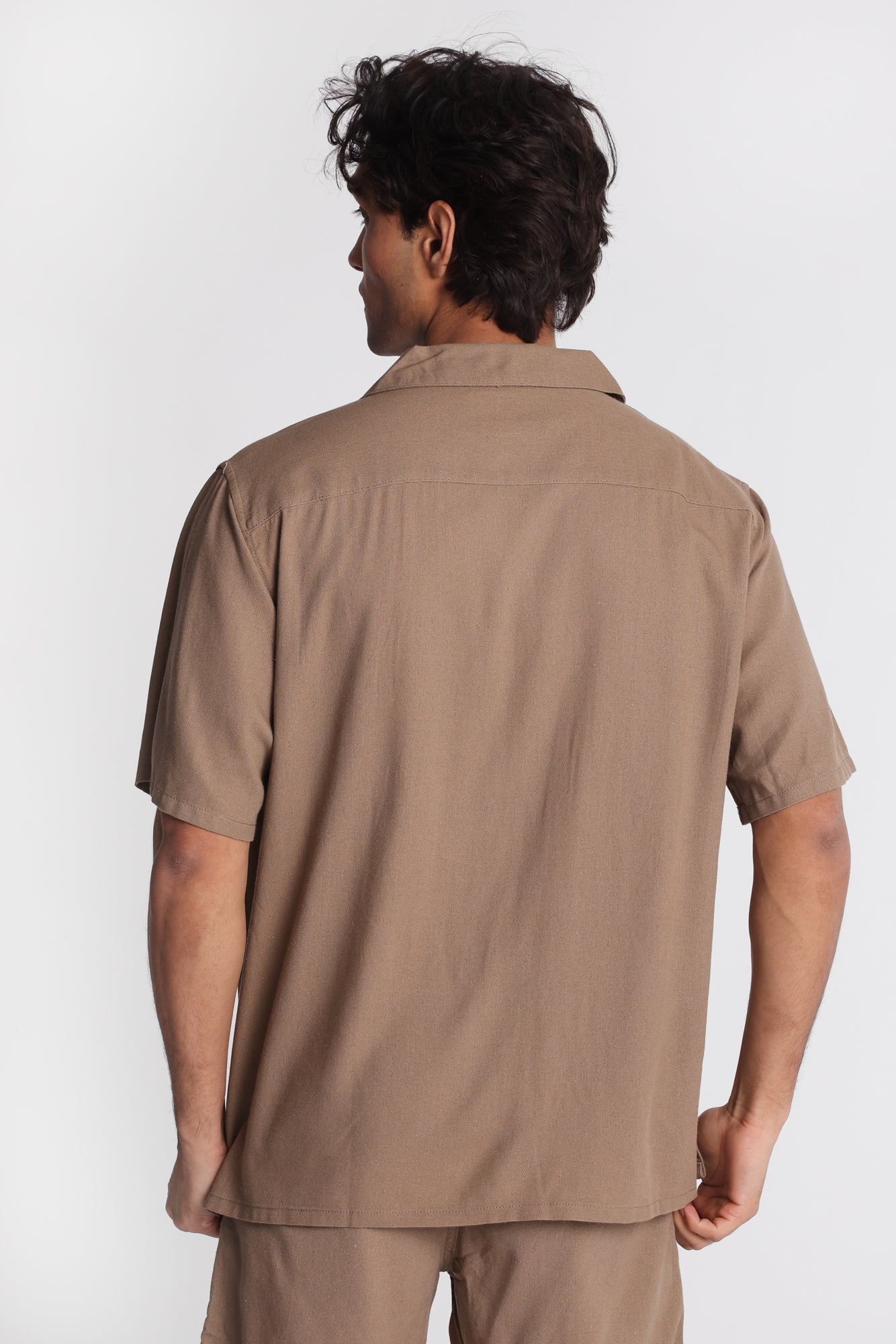 Linen-Blend Button-Up Shirt - Image 12