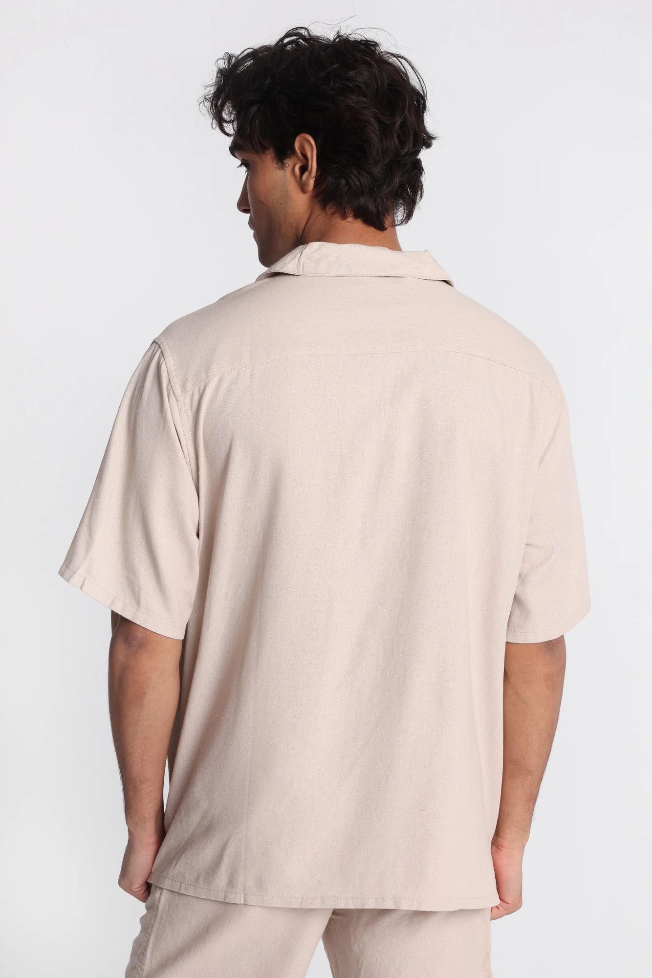 Linen-Blend Button-Up Shirt - Image 16