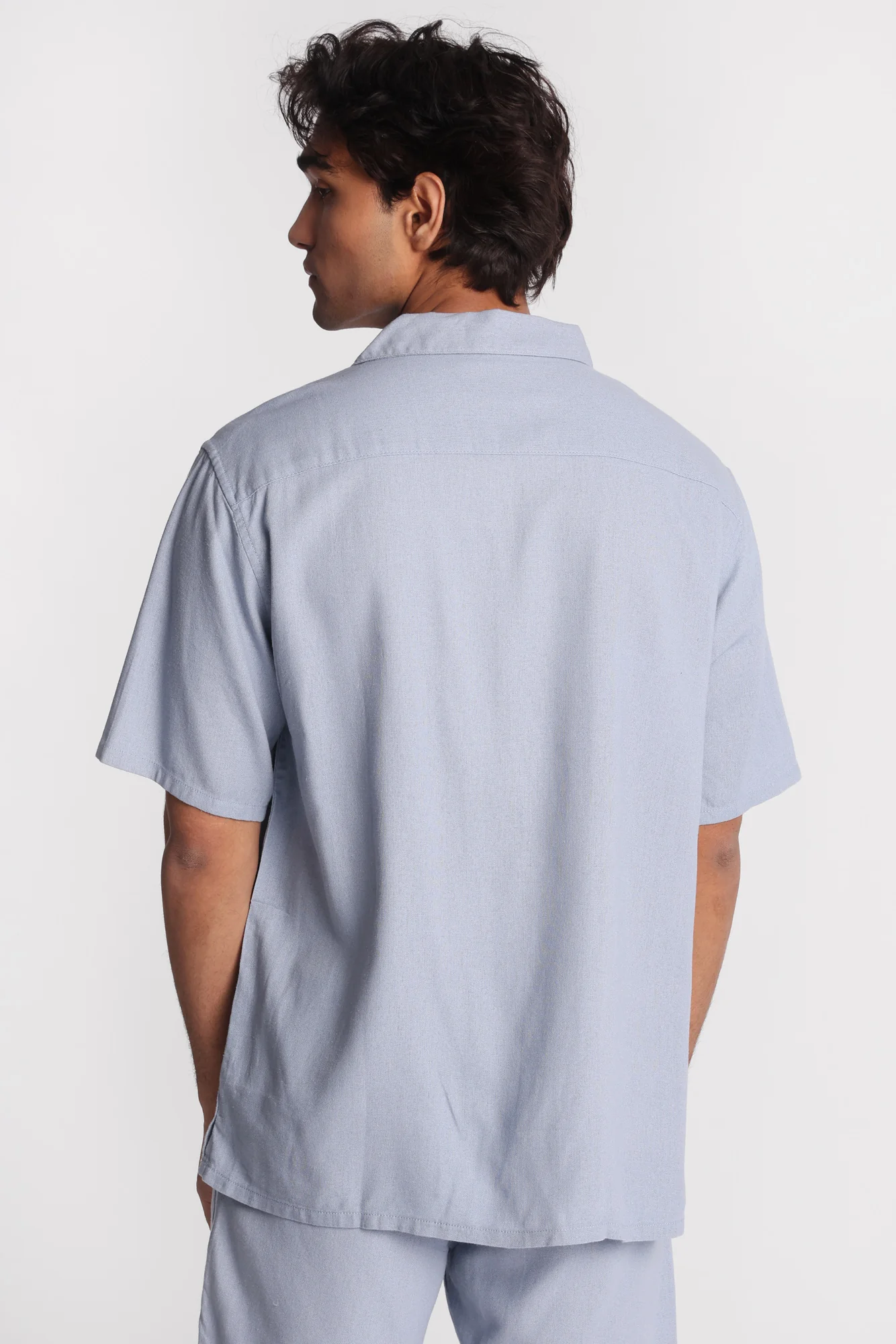 Linen-Blend Button-Up Shirt - Image 20