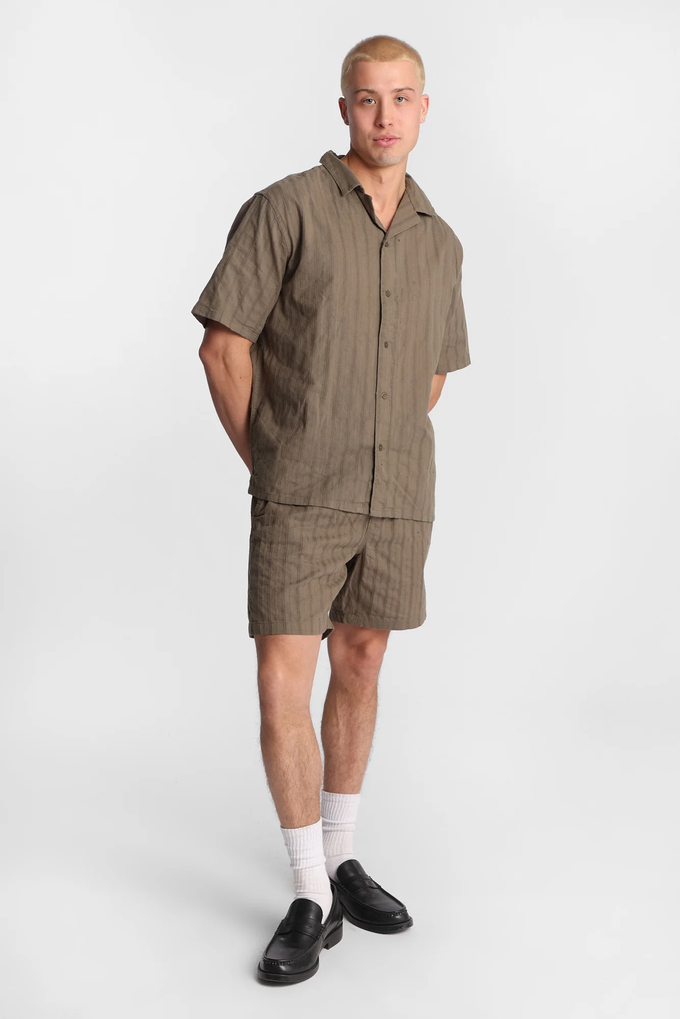 Chemise texturée boutonnée - Image 9