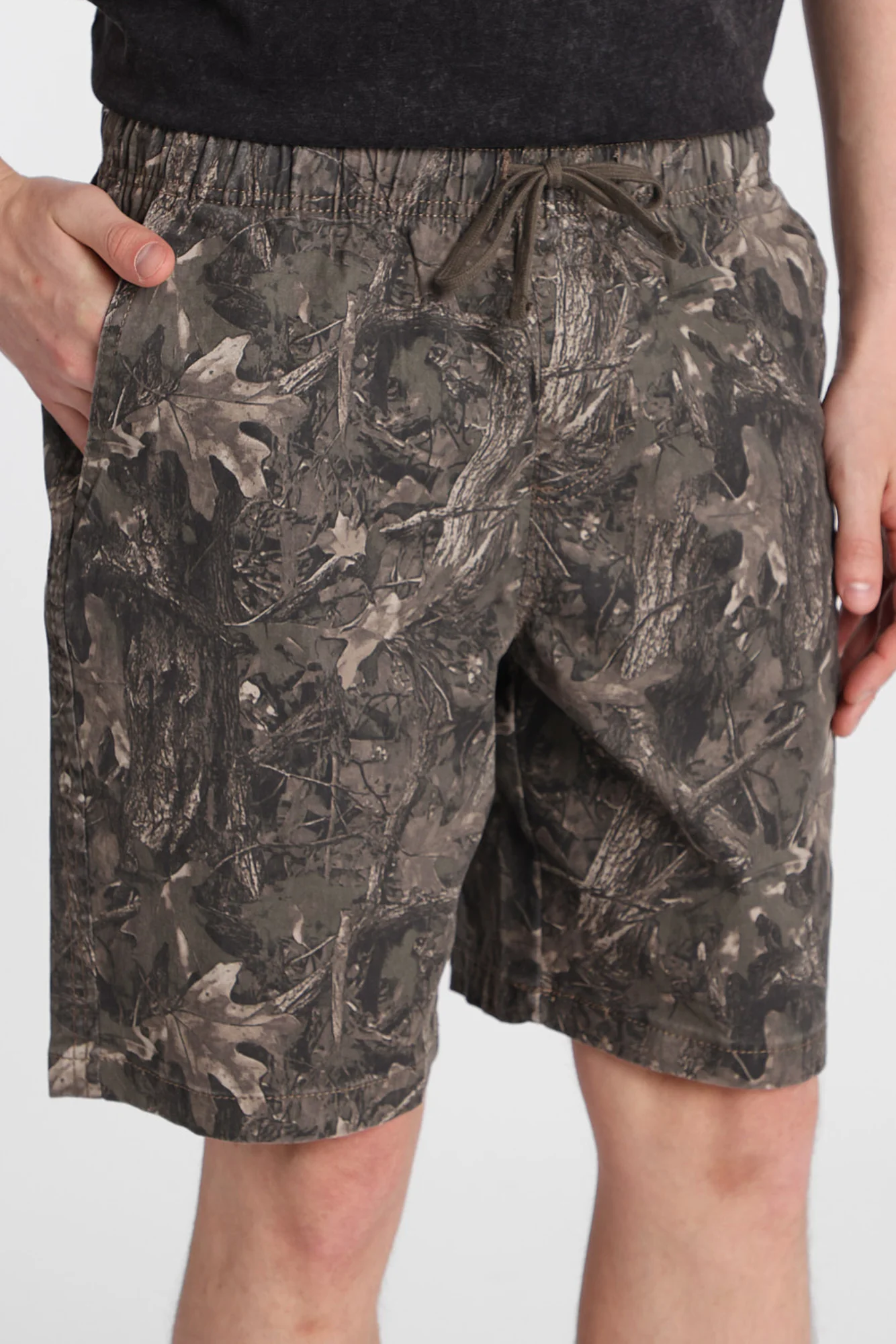 Camouflage Relaxed Twill Shorts - Image 2