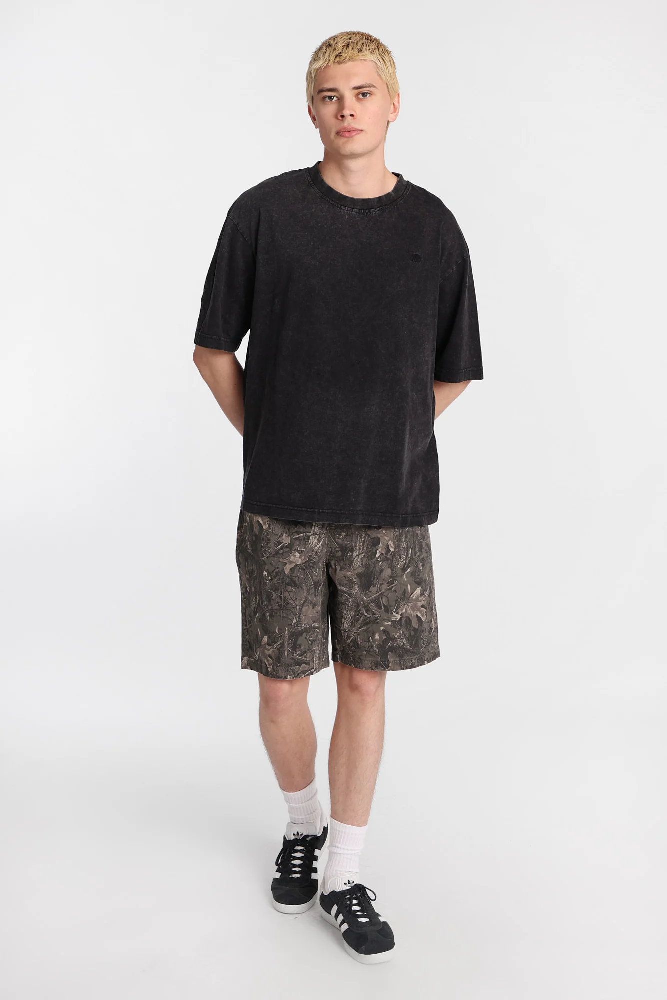Camouflage Relaxed Twill Shorts - Image 4