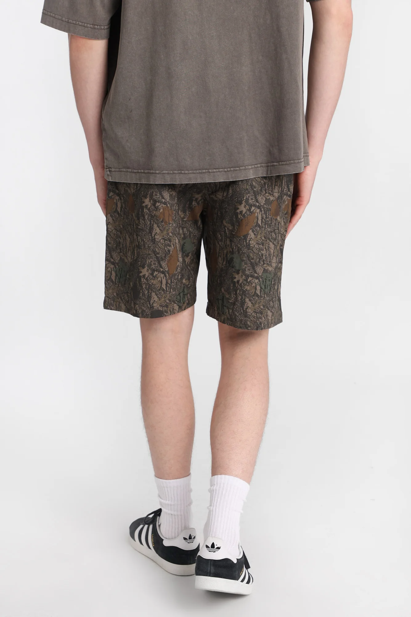 Camouflage Relaxed Twill Shorts - Image 7