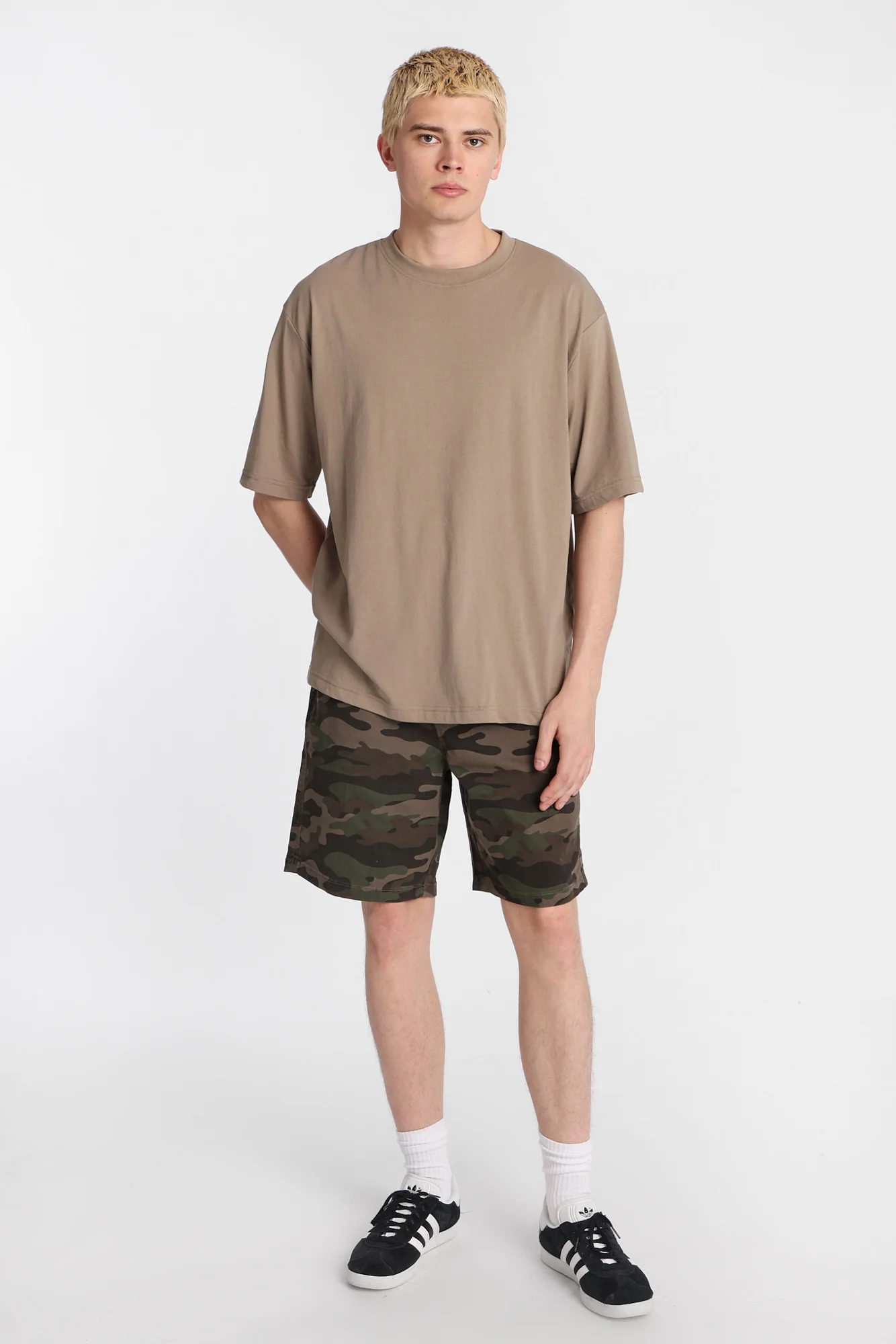 Short en sergé motif camouflage - Image 12