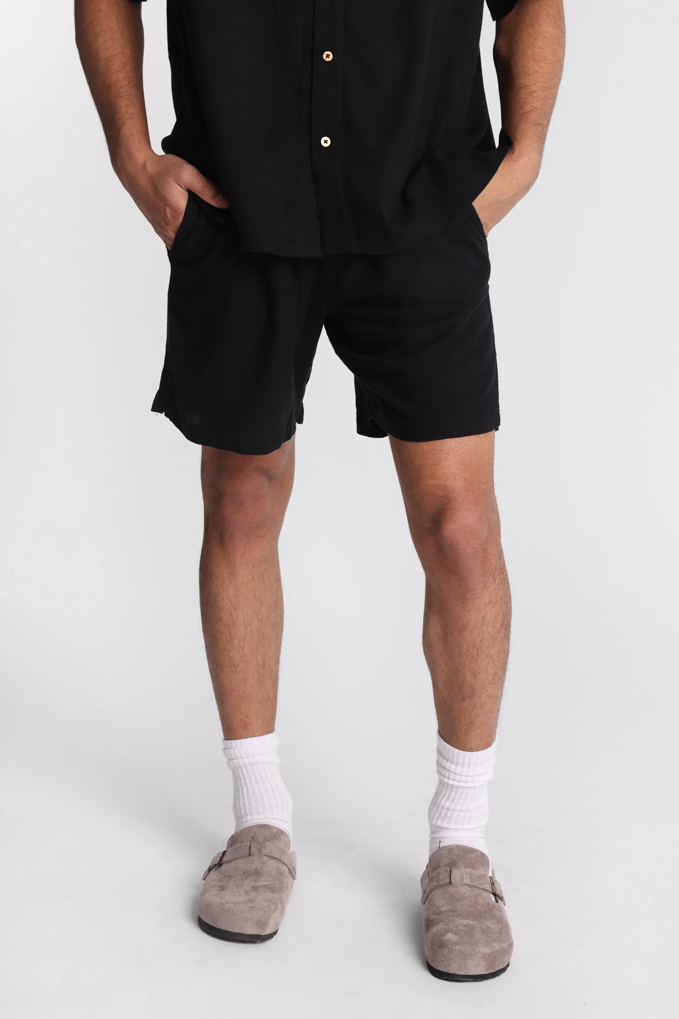 Linen-Blend 7" Shorts - Image 2