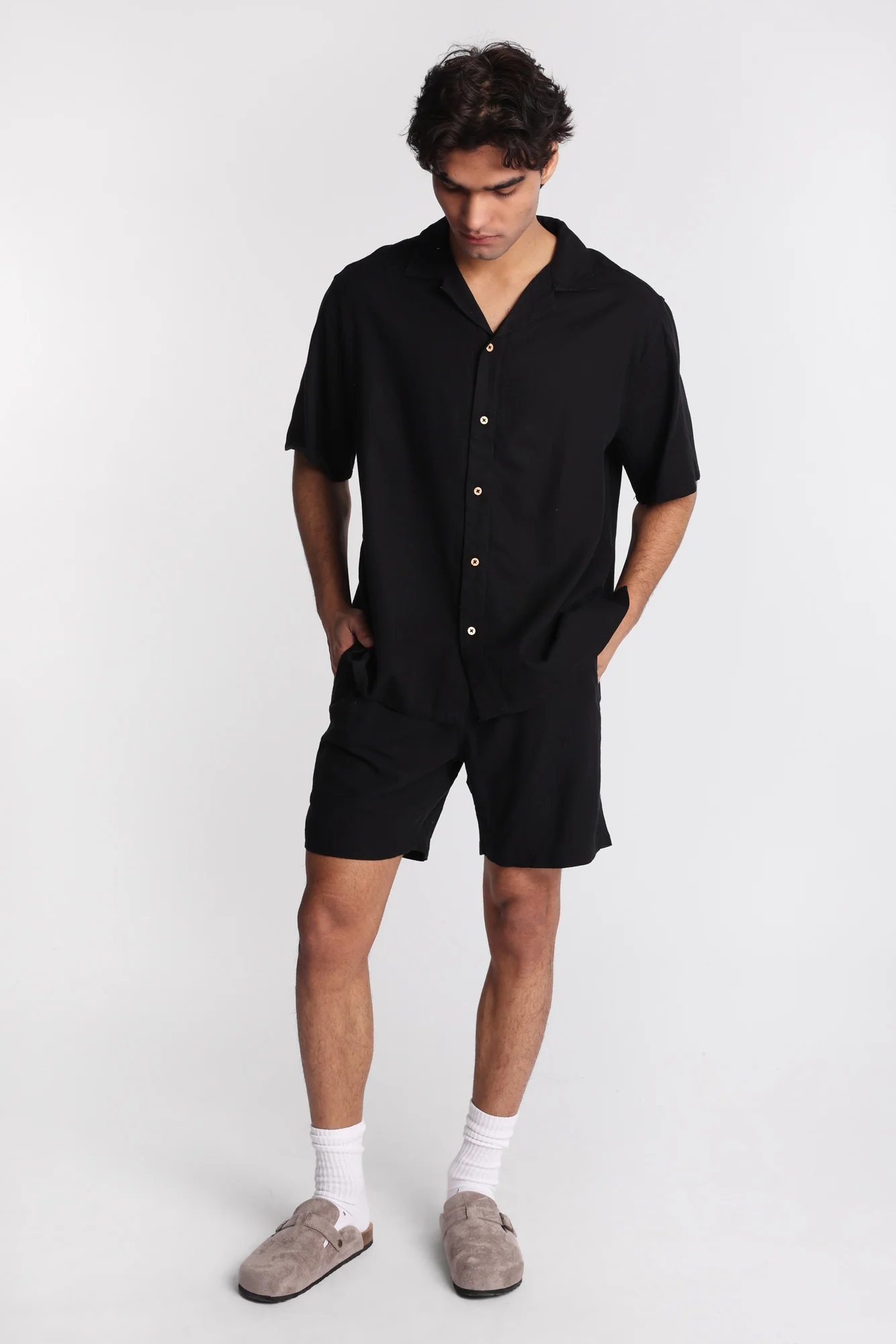 Short en mélange de lin 7 po - Image 5