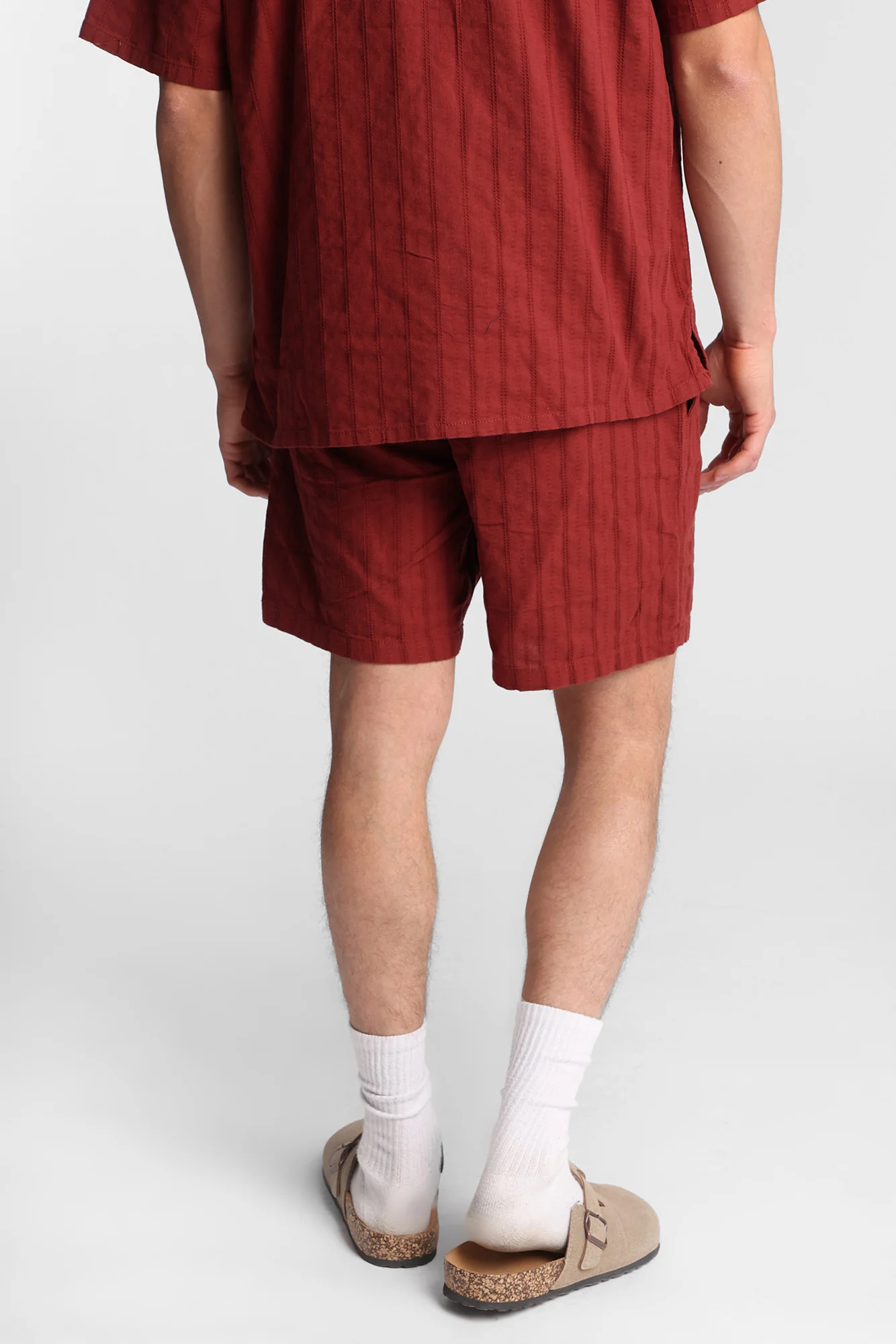 Textured Striped Shorts - Image 16