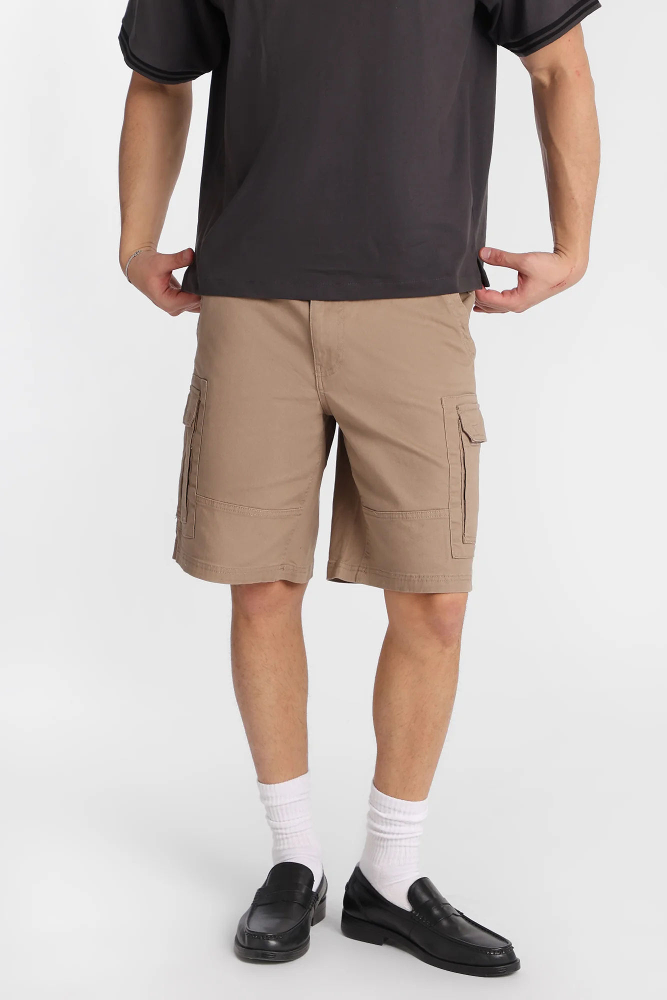 Twill Cargo Shorts 11"