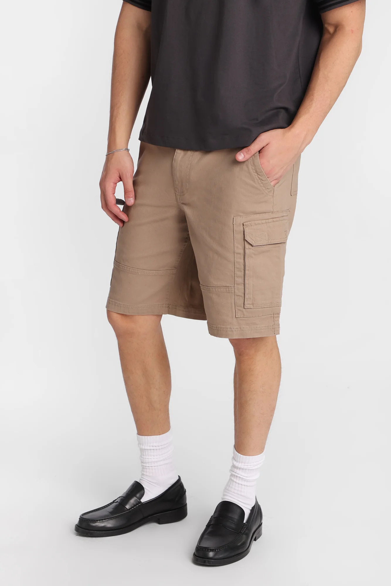 Twill Cargo Shorts 11" - Image 5