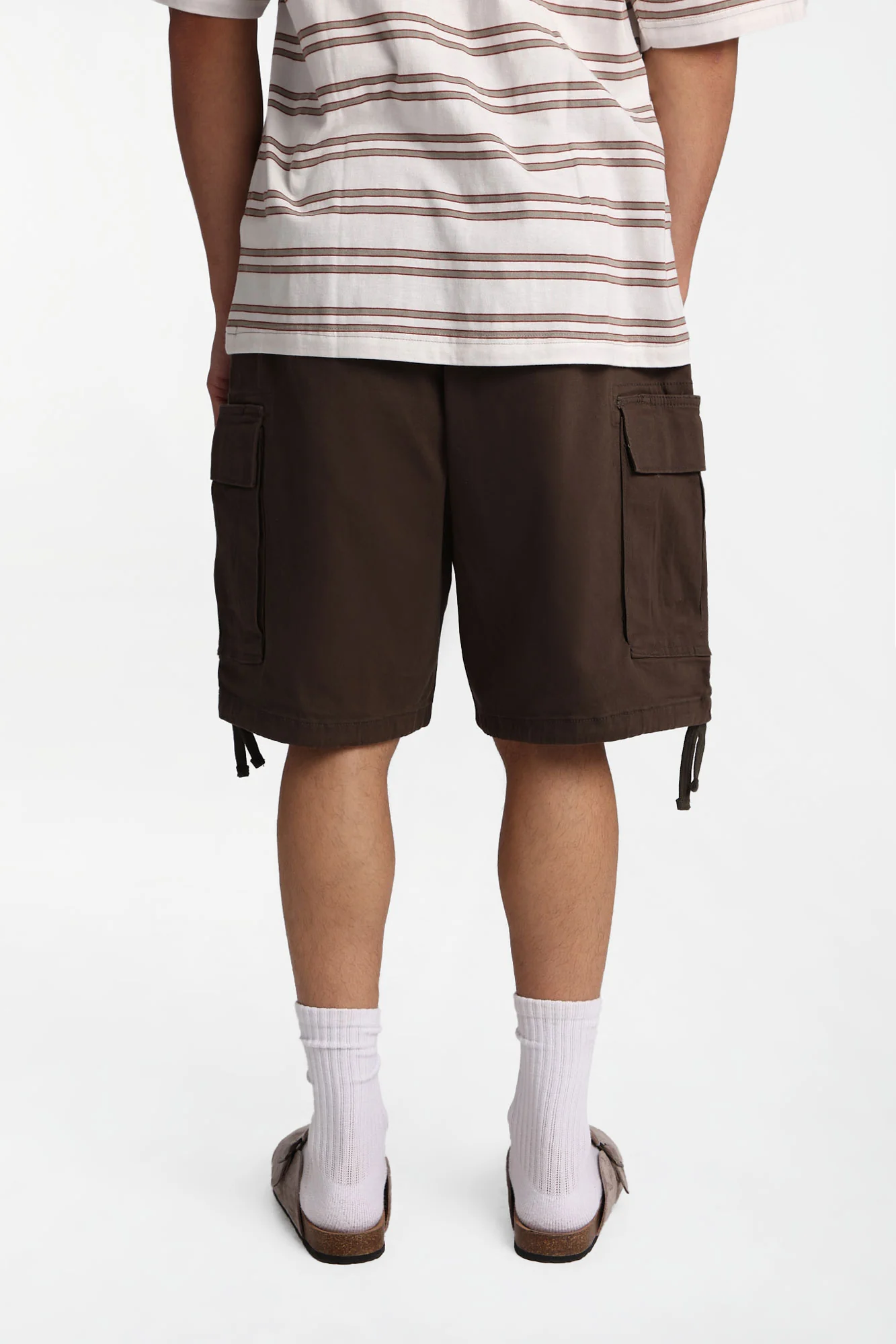 Short ample en sergé à multiples poches - Image 12