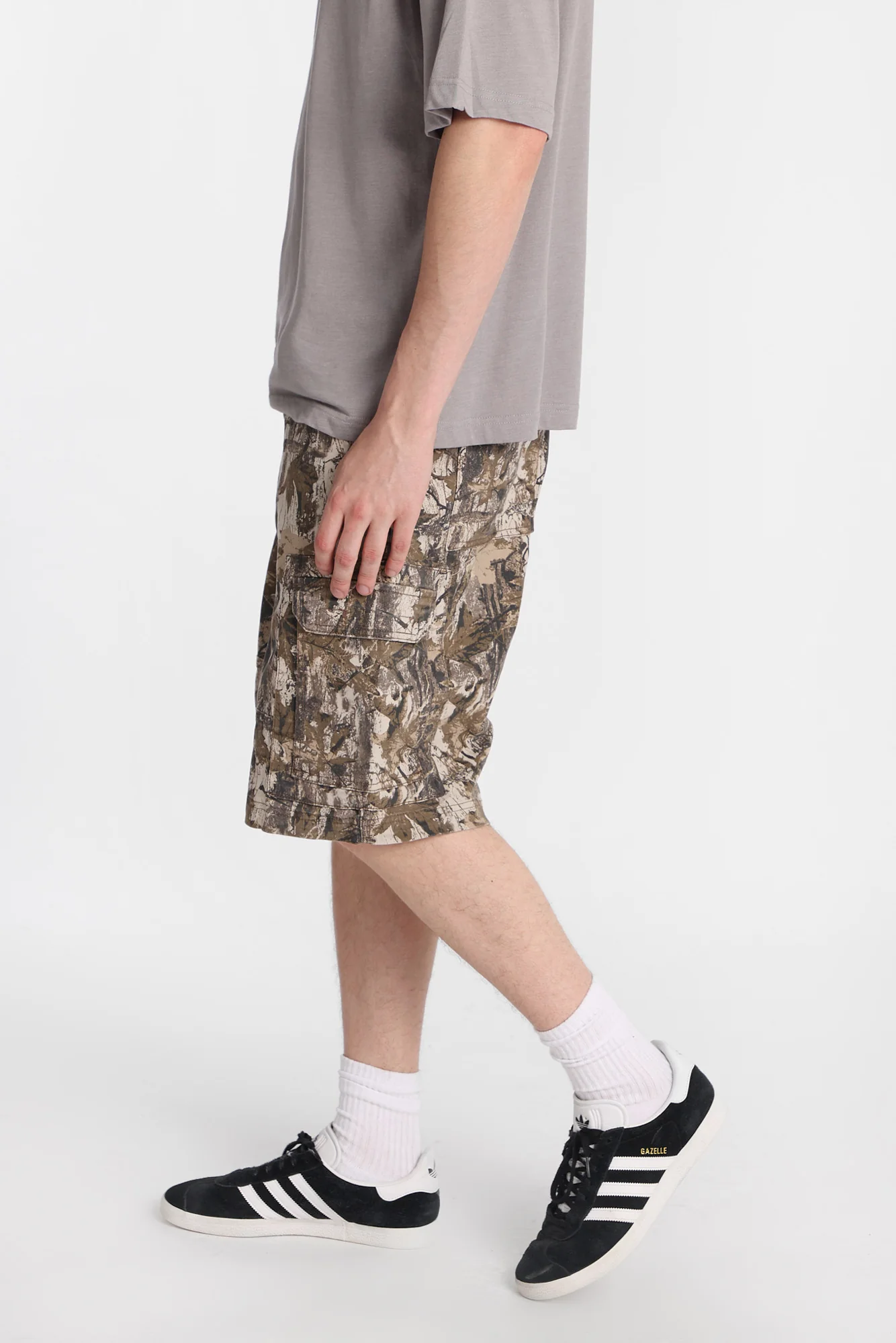 Camouflage Cargo Twill Shorts - Image 6