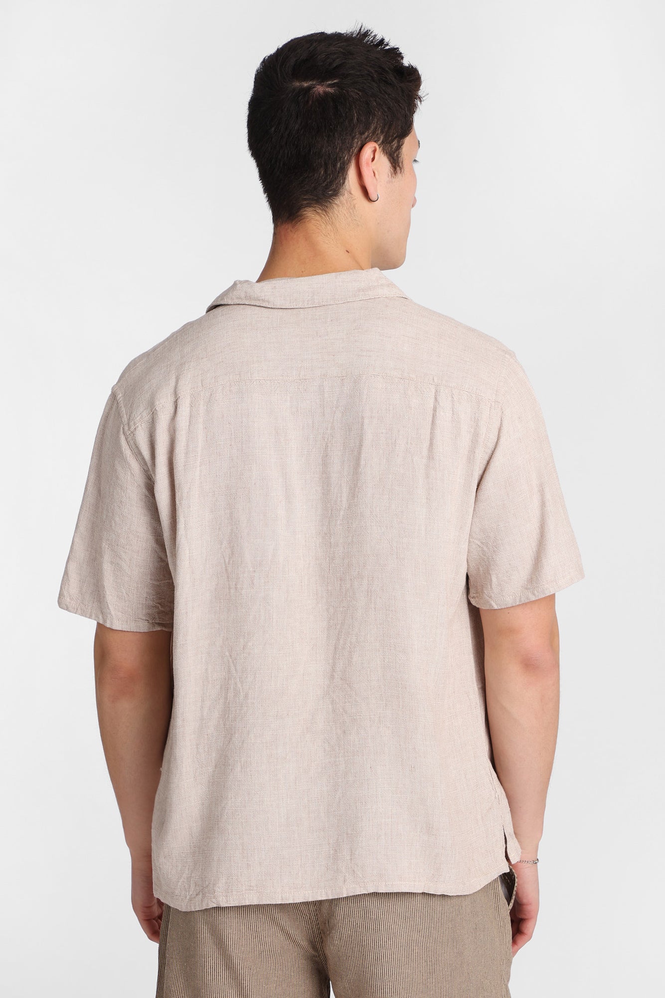 Chemise boutonnée en mélange de lin - Image 3
