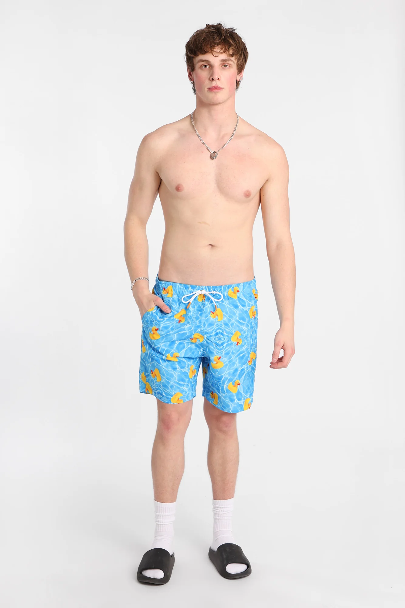 Short de bain canards en caoutchouc 7 po - Image 4
