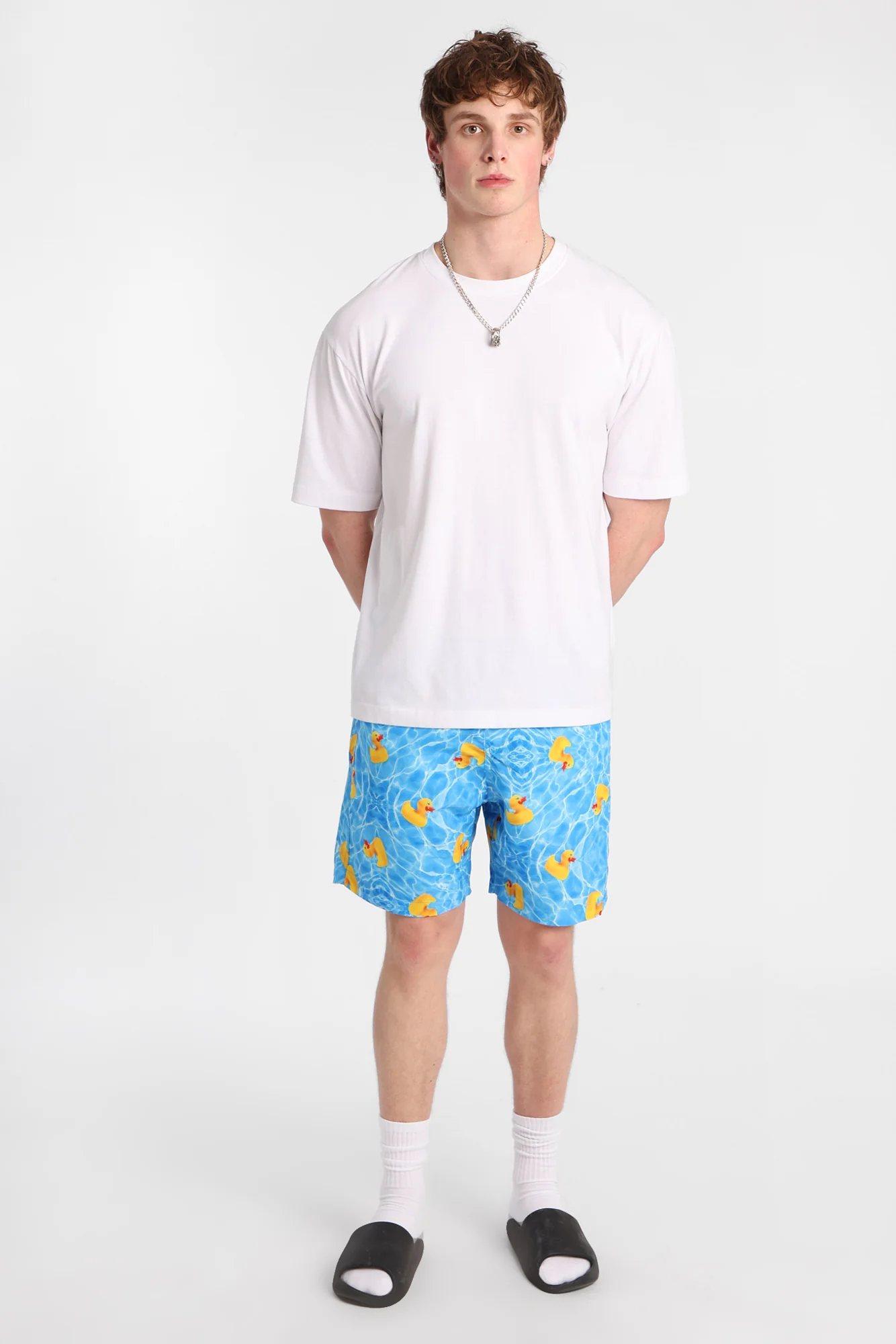Short de bain canards en caoutchouc 7 po - Image 5