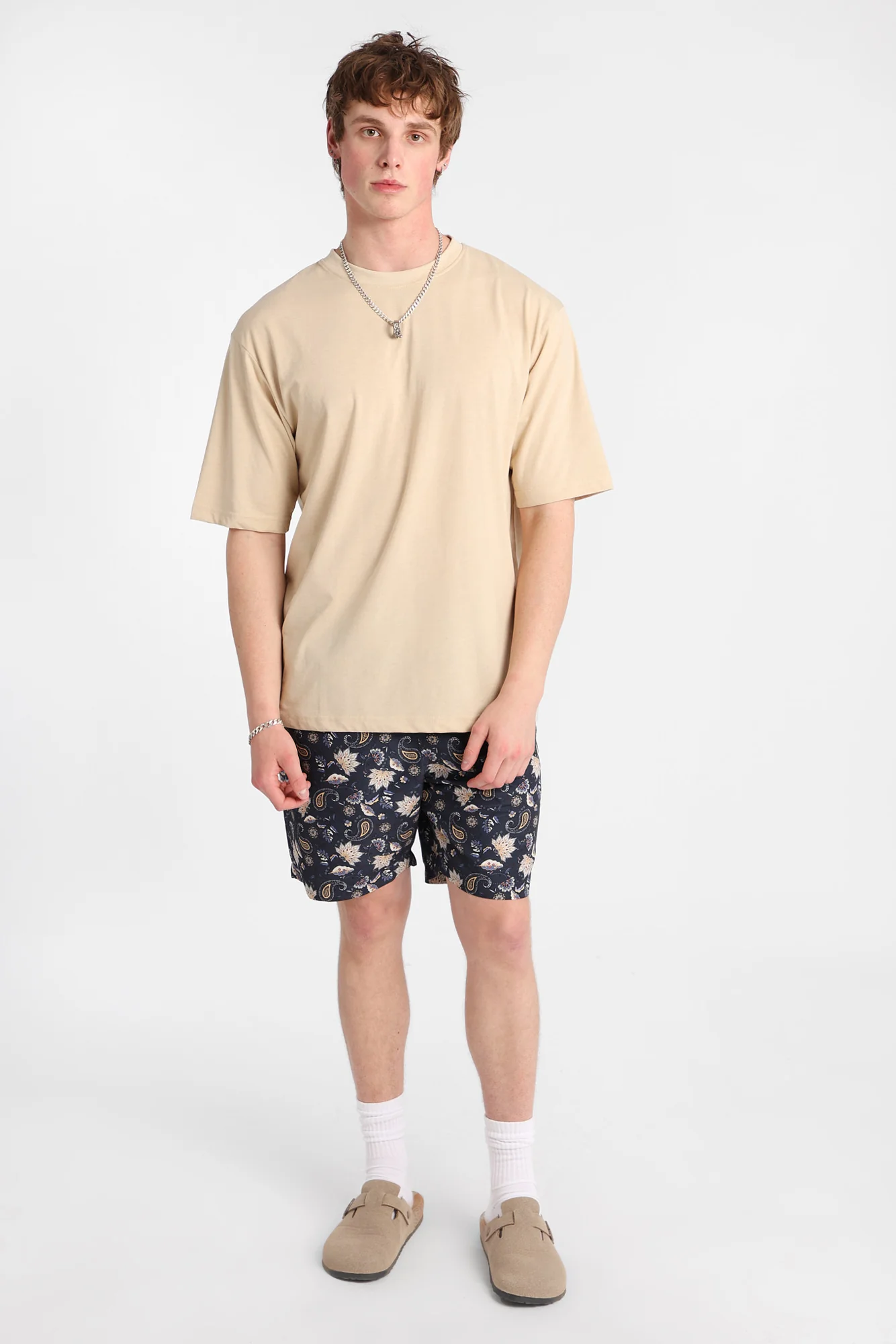 Paisley Swim Shorts 7" - Image 5
