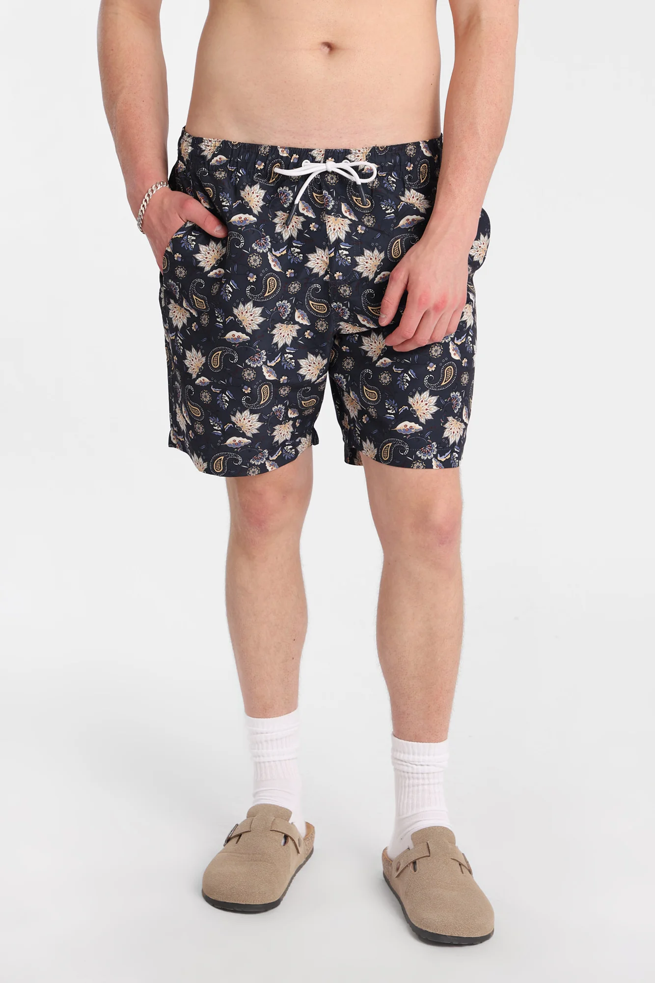 Short de bain cachemire 7 po