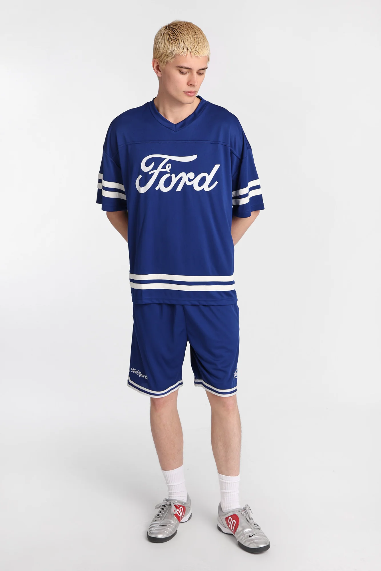 Short en maille imprimé Ford - Image 4